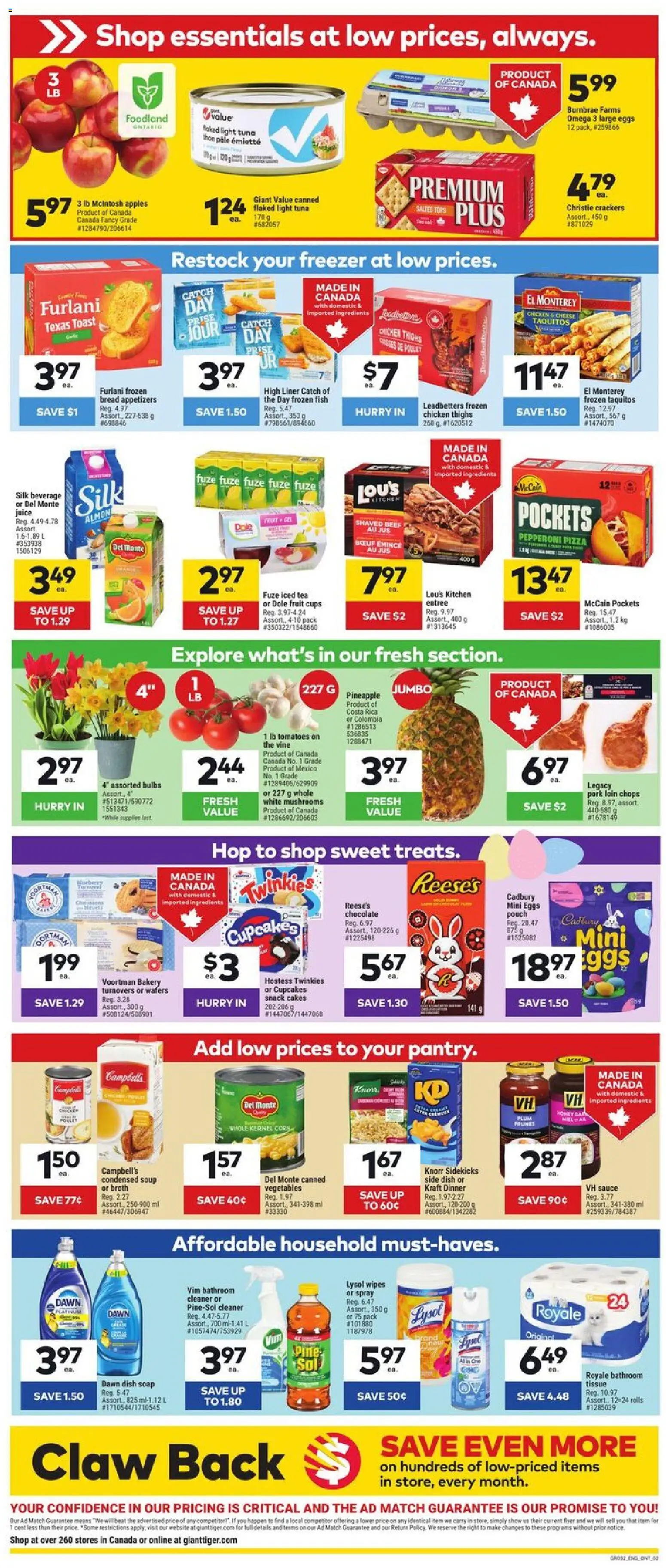 Giant Tiger flyer valid from 11.03.2026 | Page: 2 | Products: Beef, Pineapple, Soap, Chicken