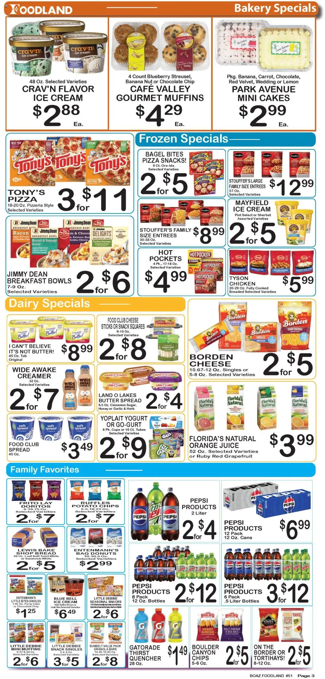 Foodland Weekly Ad - valid from 23.09.2025 | Page: 3 | Products: Vinegar, Chocolate, Chips, Bag