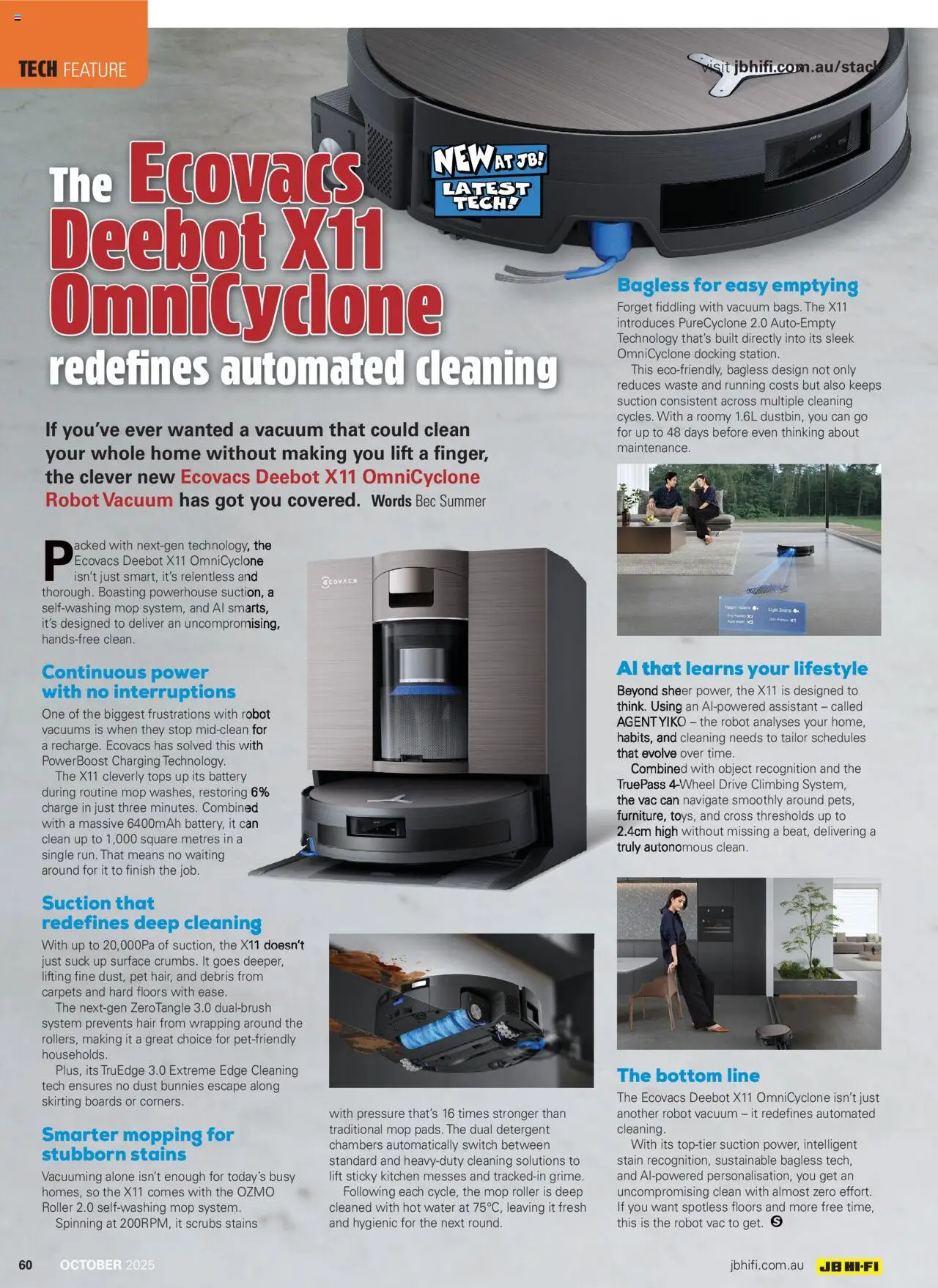 JB Hi-Fi catalogue - valid from 01.10.2025 | Page: 60 | Products: Battery, Detergent, Water, Robot