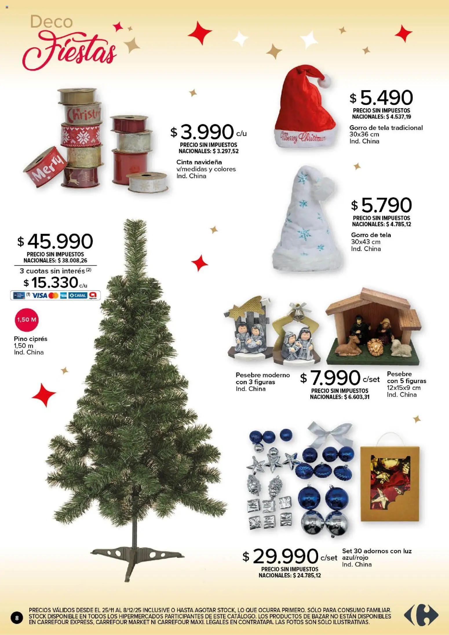 Carrefour - Deco Fiestas │ válido desde el 25.11.2025 | Página: 8 | Productos: Cinta