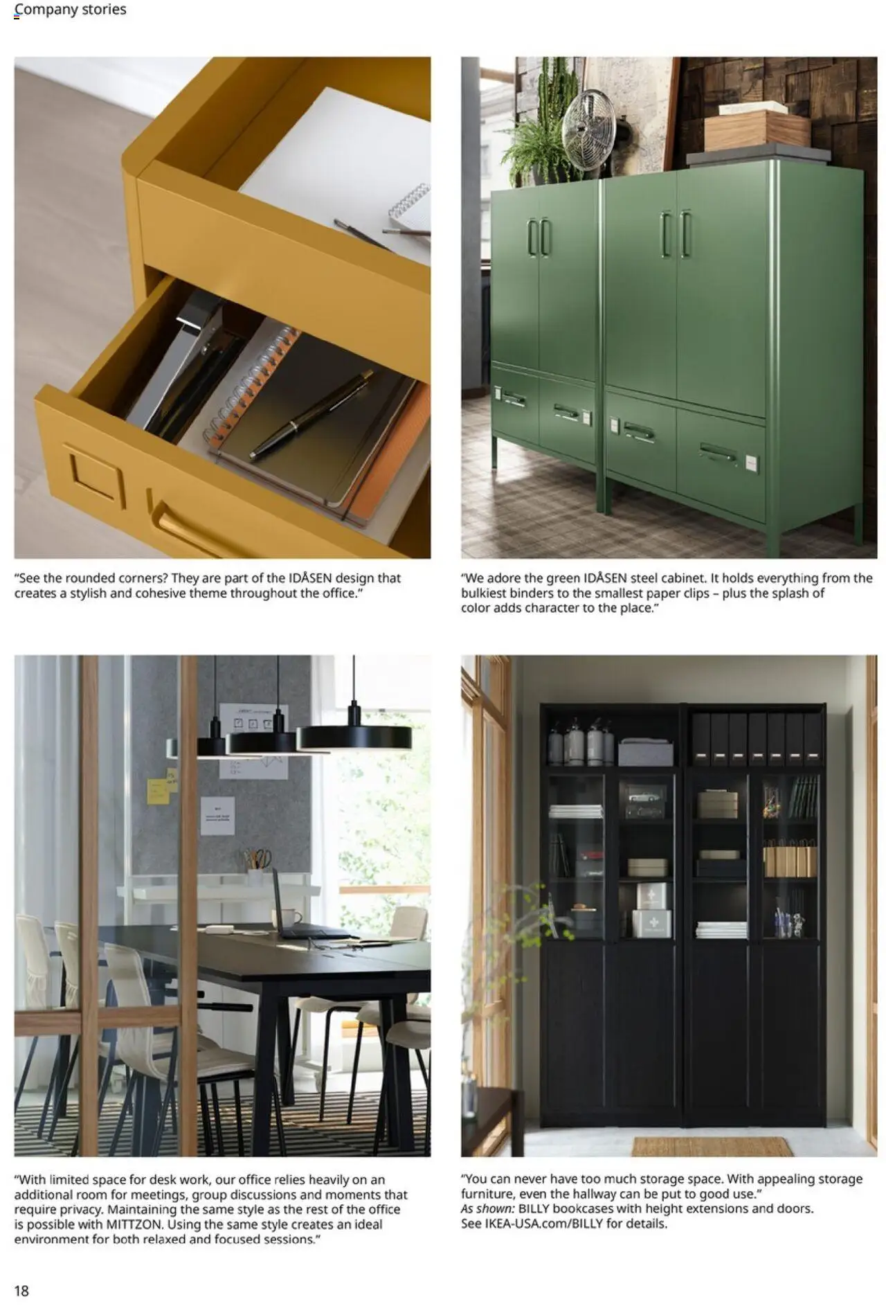 IKEA Office Brochure 2025 - valid from 01.03.2025 | Page: 18 | Products: Desk