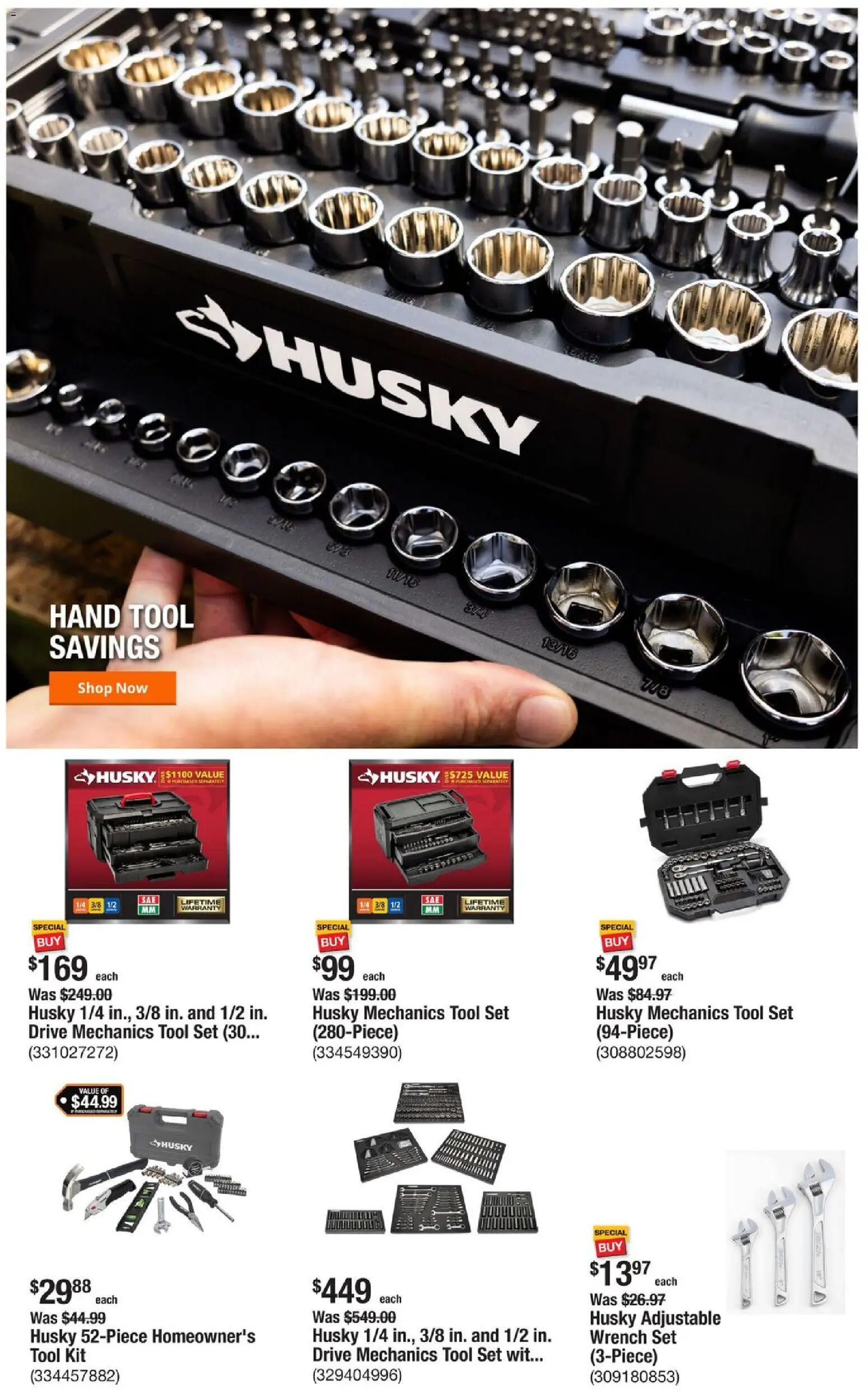 Home Depot Weekly Ad - NC - valid from 11.12.2025 | Page: 8 | Products: Wrench