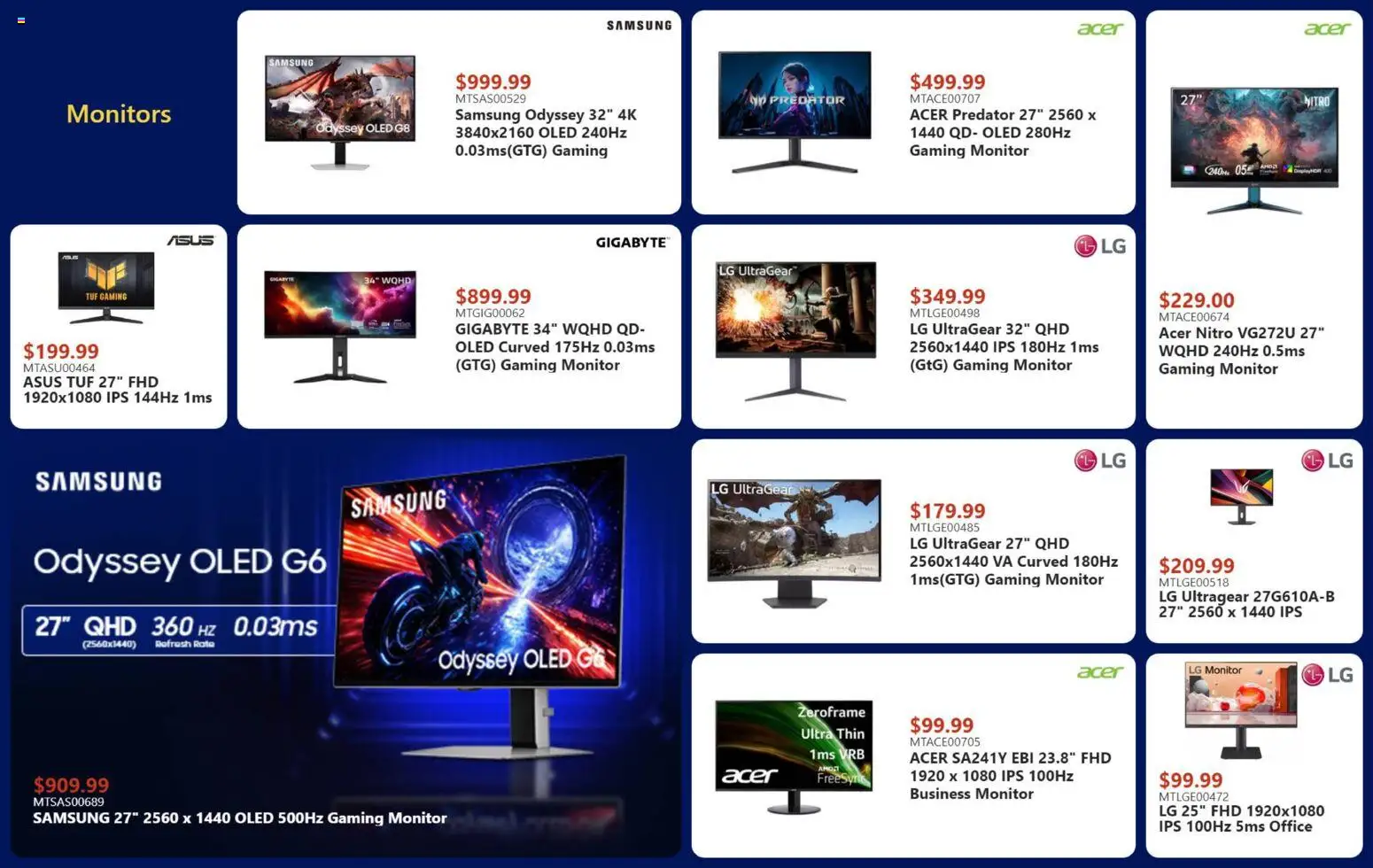 Canada Computers flyer valid from 16.01.2026 | Page: 3 | Products: Monitor