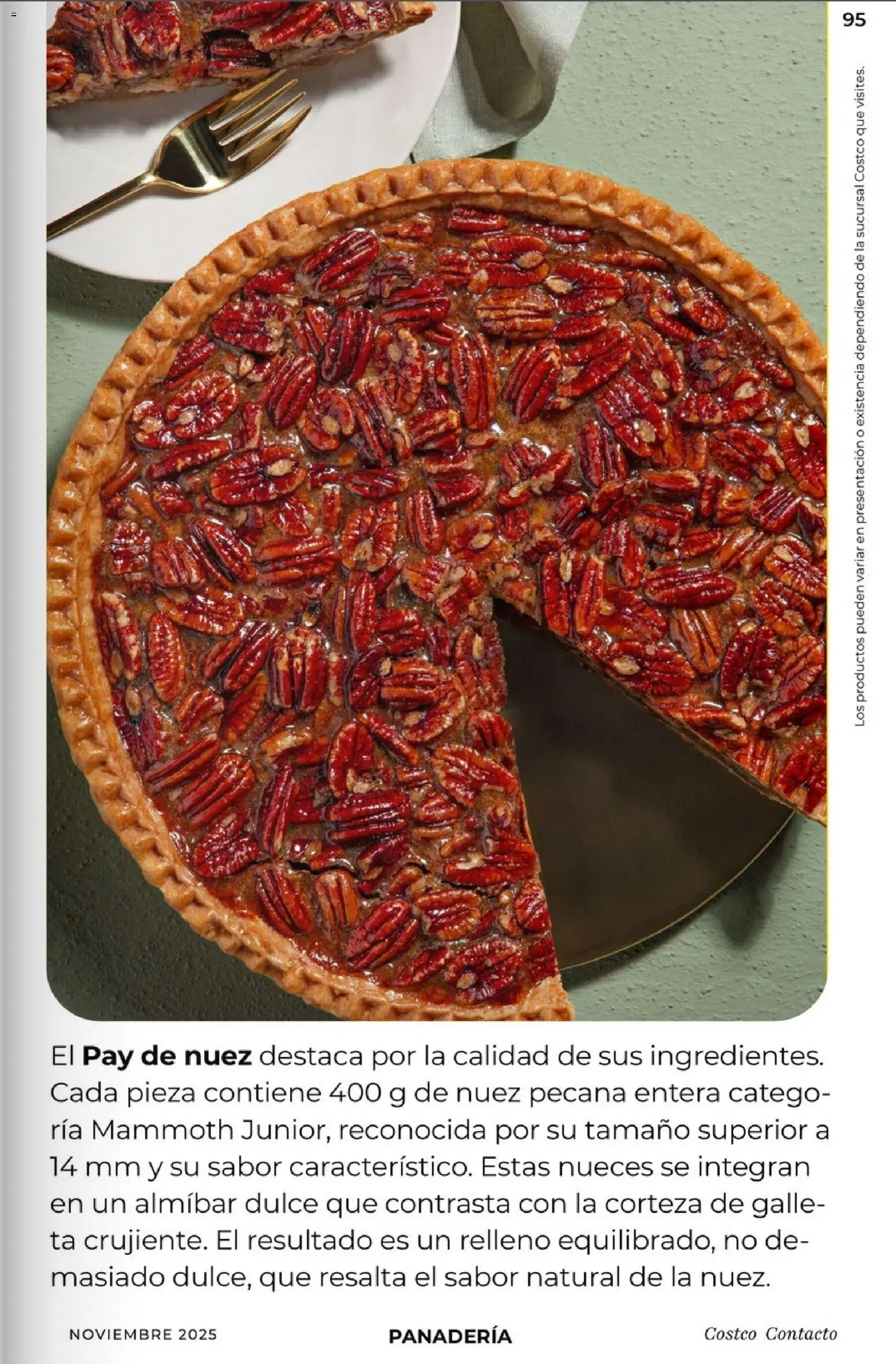 Nuevas ofertas de Costco válidas en toda la República Mexicana desde el 01.11.2025. ¡Encuentra las mejores ofertas en Costco Revista Noviembre! | Página: 95 | Productos: Nuez, Nueces, Panadería