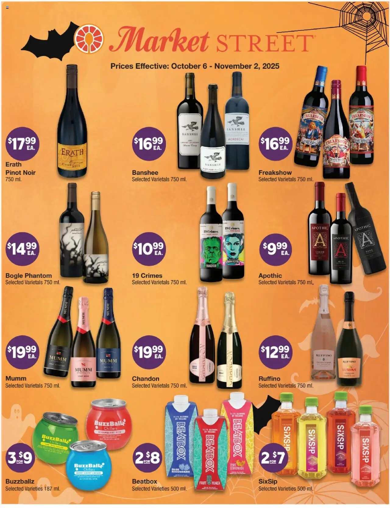 United Supermarkets October Alcohol Flyer - valid from 06.10.2025 | Page: 1