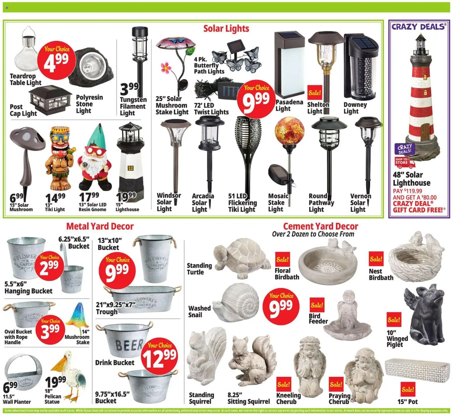 Ocean State Job Lot Weekly Ad - MA - valid from 19.03.2026 | Page: 8 | Products: Table, Beer, Cap, Filament