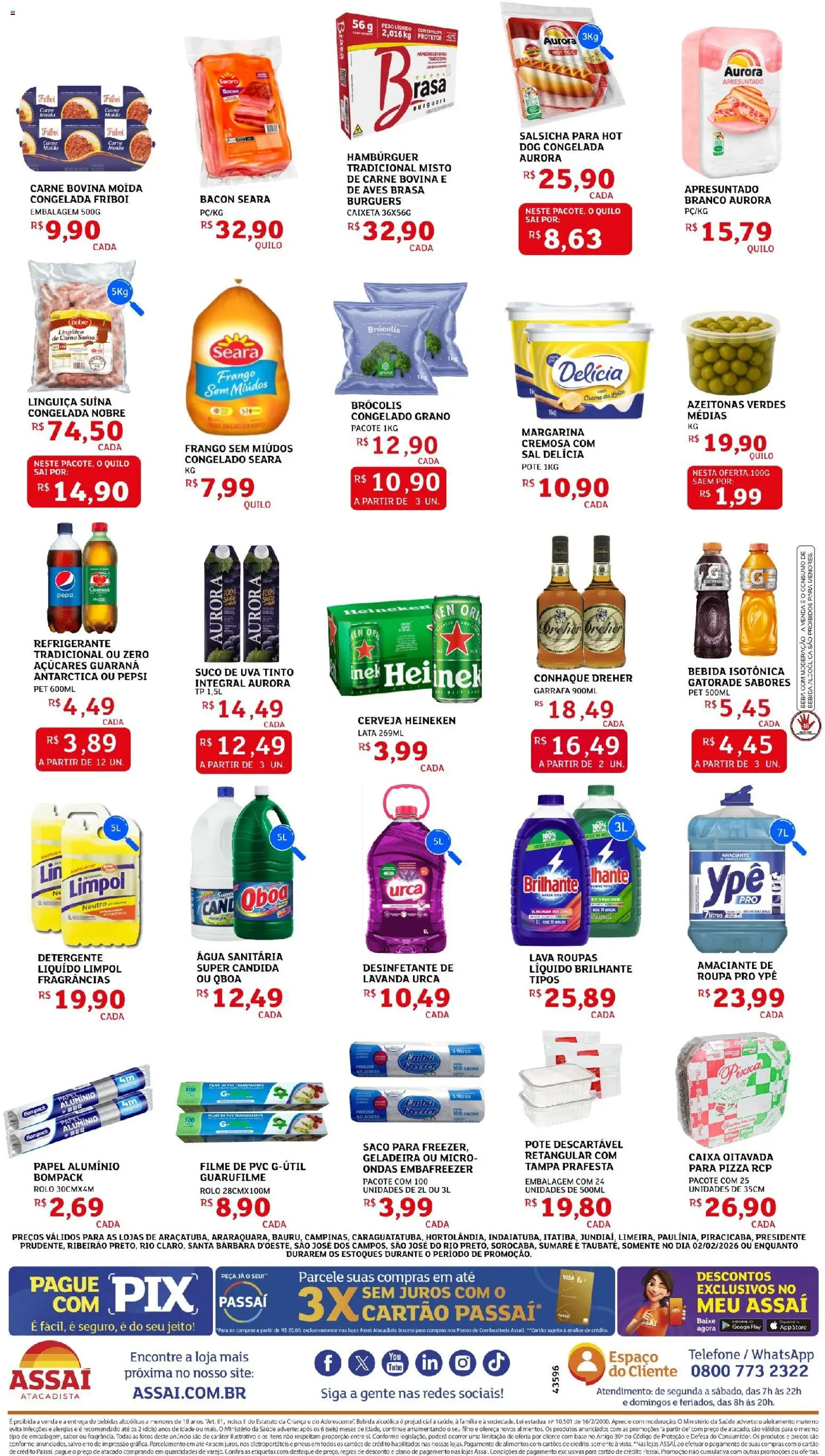 Assaí Atacadista Folheto - válido de 02.02.2026 | Página: 2