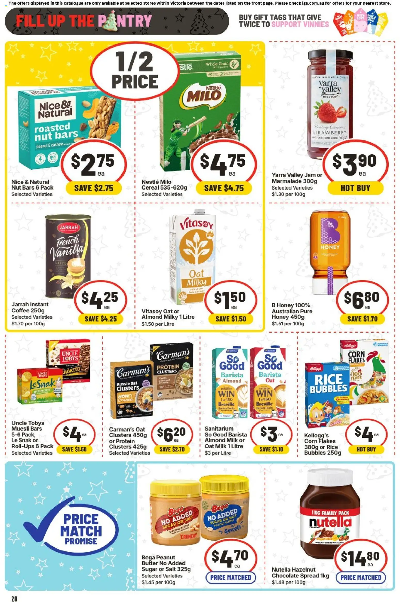 IGA catalogue - valid from 26.11.2025 | Page: 20 | Products: Coffee, Chocolate, Honey, Flakes