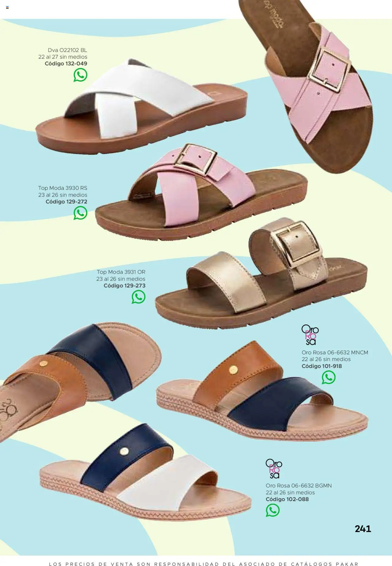 Nuevas ofertas de SC Pakar válidas en toda la República Mexicana desde el 31.01.2025. ¡Encuentra las mejores ofertas en SC Pakar catálogo Primavera Verano! | Página: 241 | Productos: Top