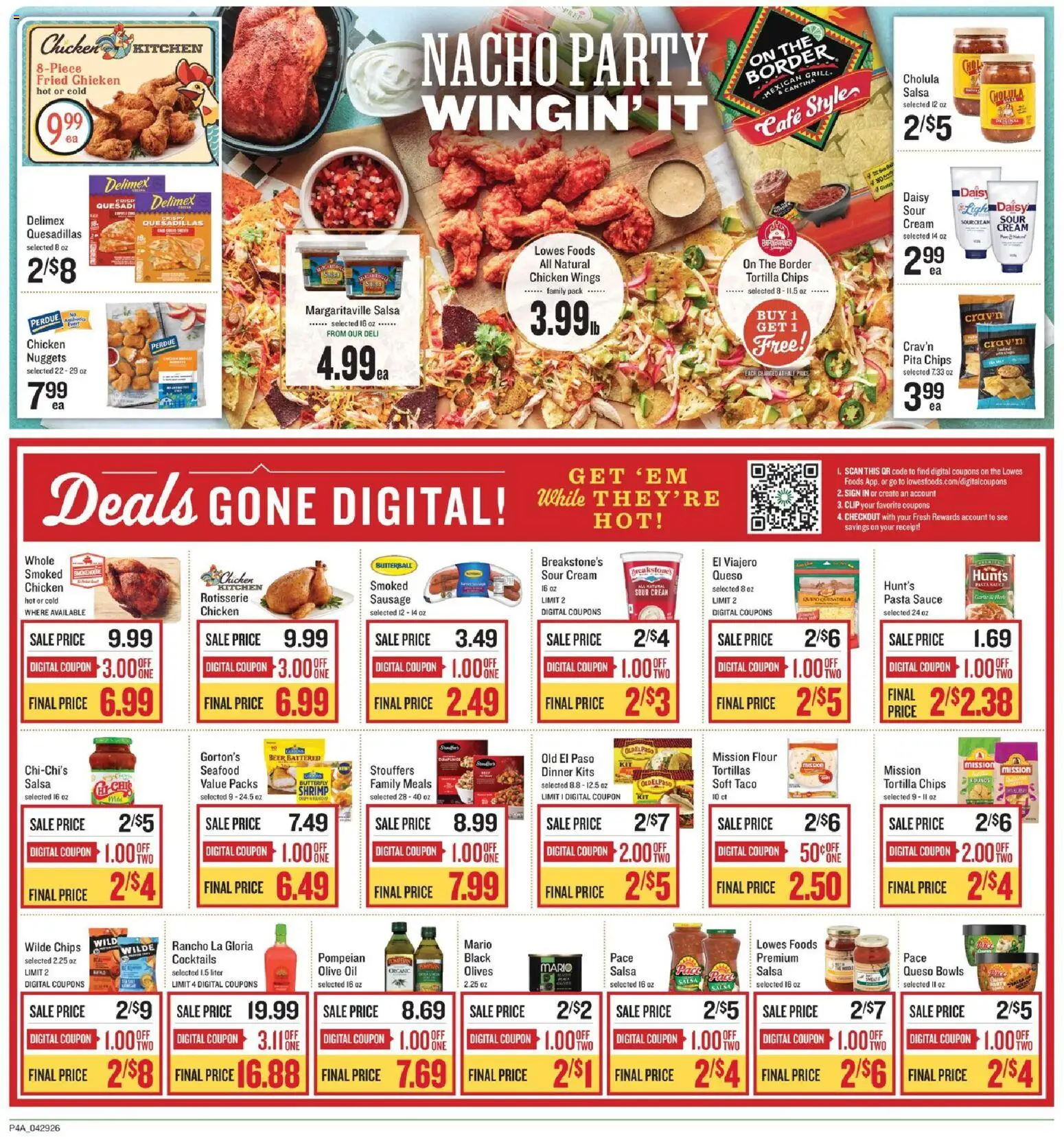 Lowes Foods Weekly Ad - valid from 29.04.2026 | Page: 5 | Products: Beer, Pasta, Chips, Sausage