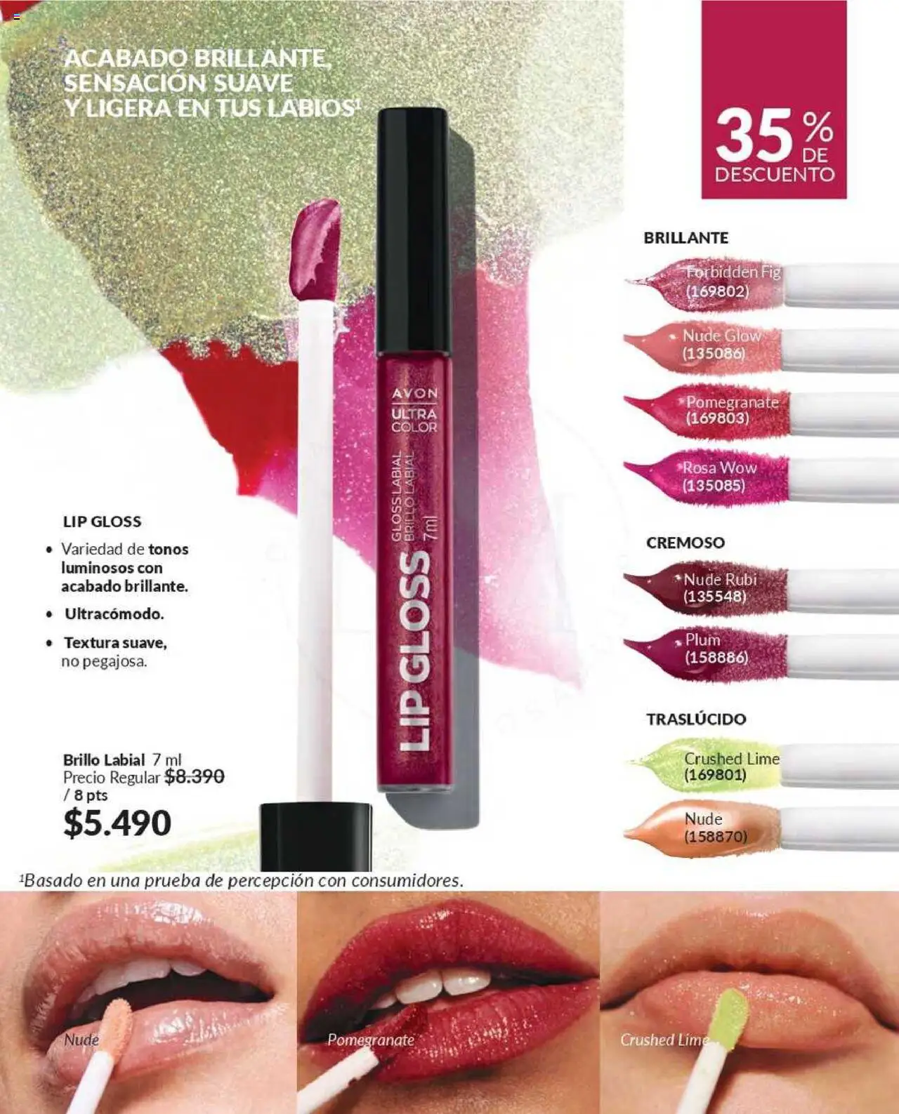 Catálogo Avon Campaña 10 │ válido desde el 03.06.2025 | Página: 20 | Productos: Brillo, Labial