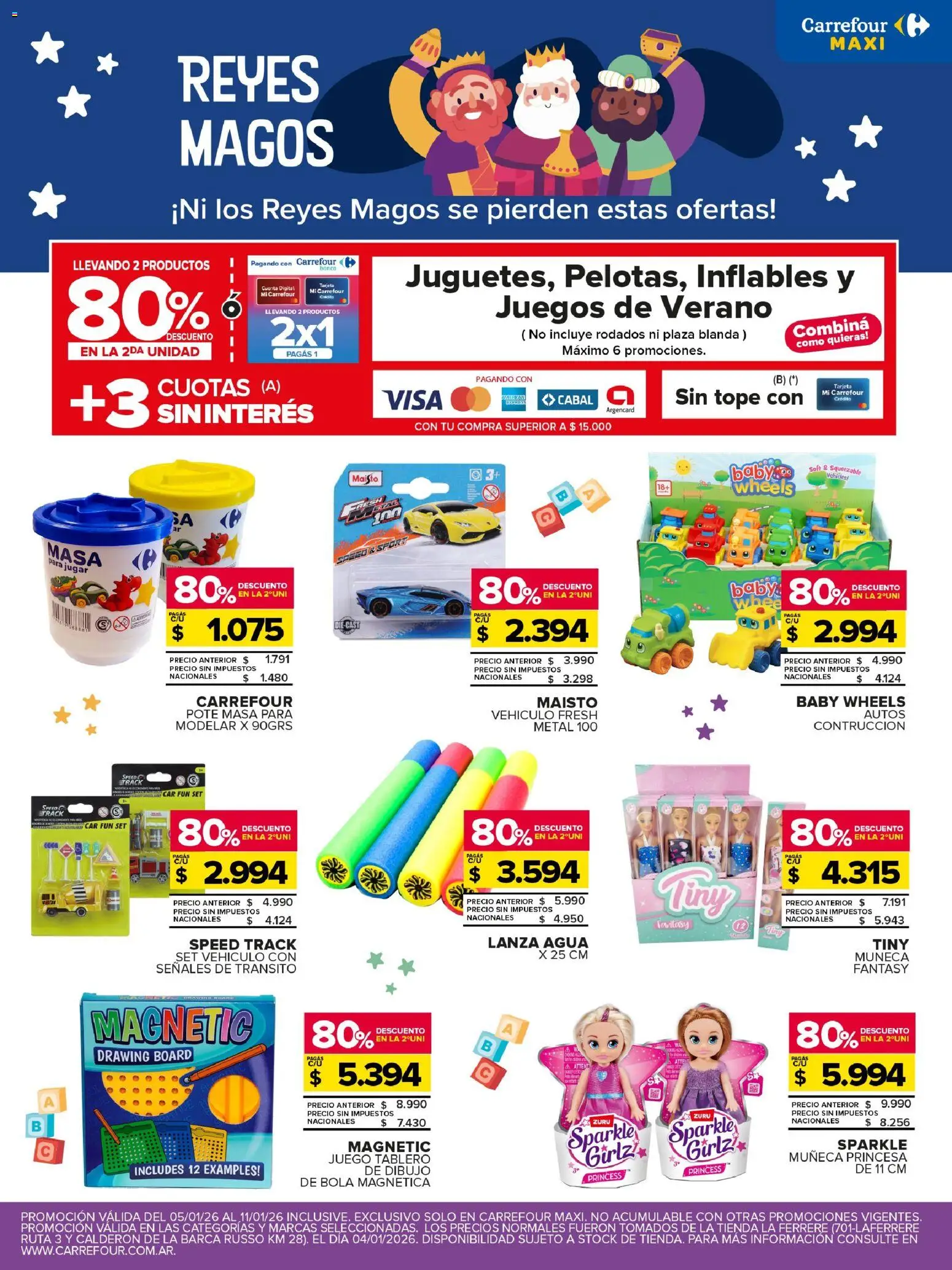 Carrefour Maxi catálogo │ válido desde el 05.01.2026 | Página: 2 | Productos: Banco, Agua