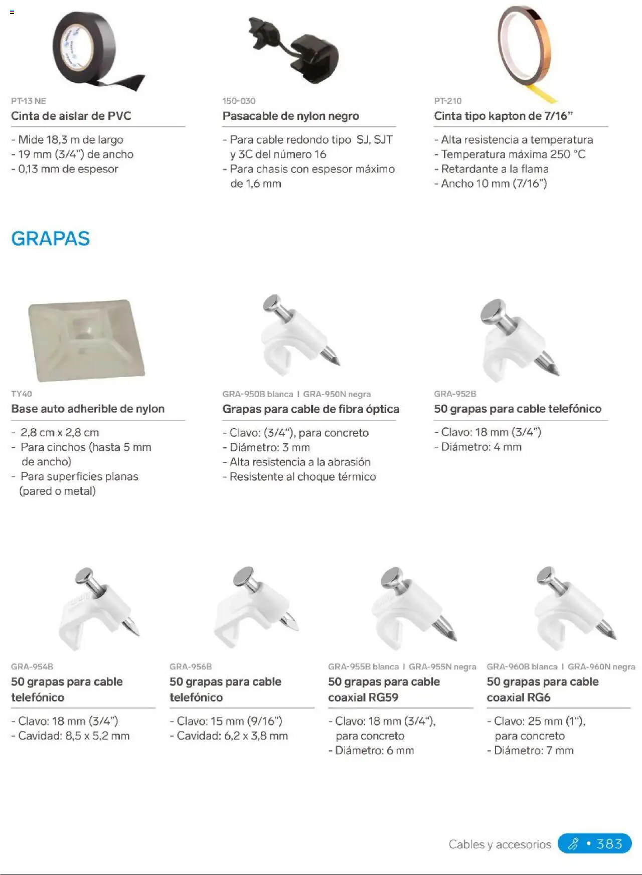 Nuevas ofertas de Steren válidas en toda la República Mexicana desde el 01.01.2025. ¡Encuentra las mejores ofertas en Steren catálogo! | Página: 401 | Productos: Clavo, Cable, Cinta