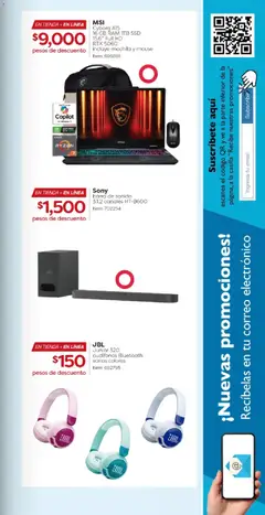 Vista previa de Costco catálogo, nuevo folleto de la tienda, válido en México a partir del 06.04.2026 | Página: 5 | Productos: Mochila, Mouse, Audífonos, Barra