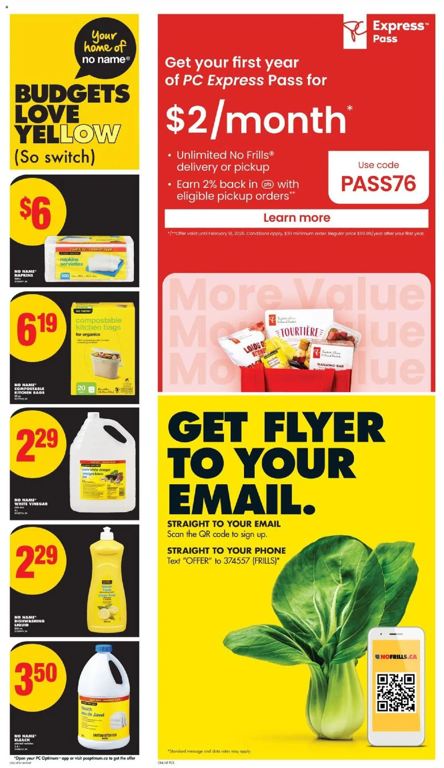 No Frills flyer valid from 29.01.2026 | Page: 20 | Products: Phone, PC