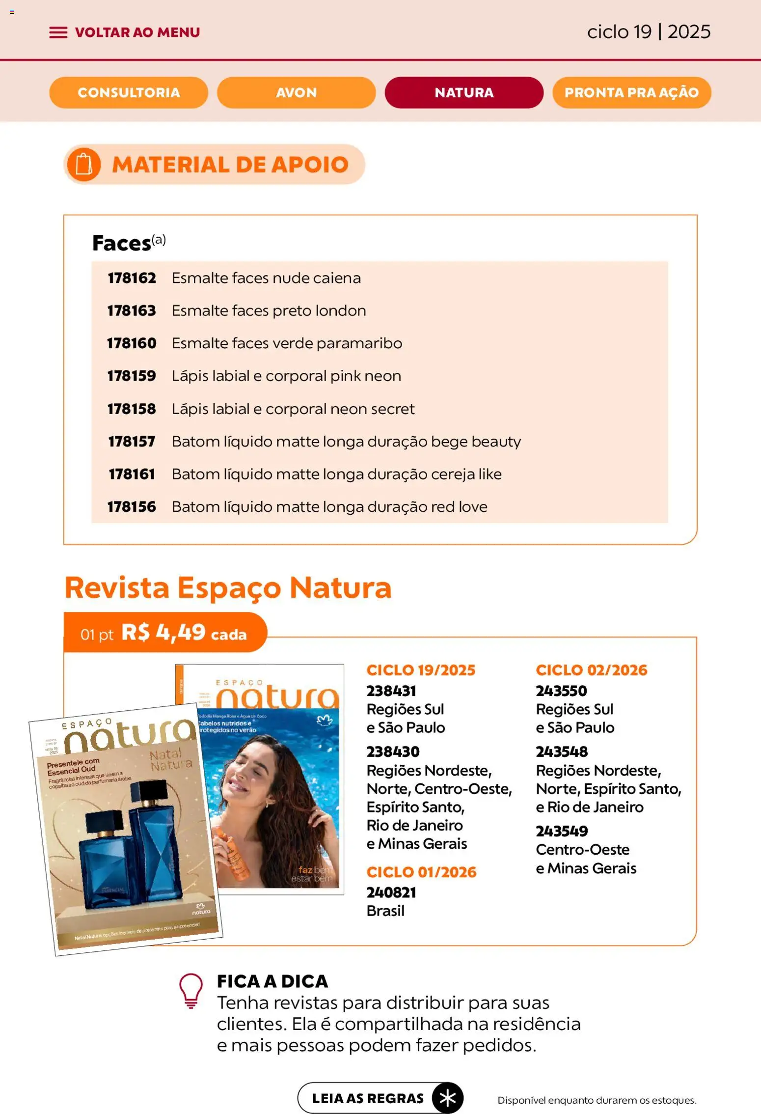Avon Folheto - válido de 21.11.2025 | Página: 68 | Produtos: Coco, Cereja, Lápis, Revista