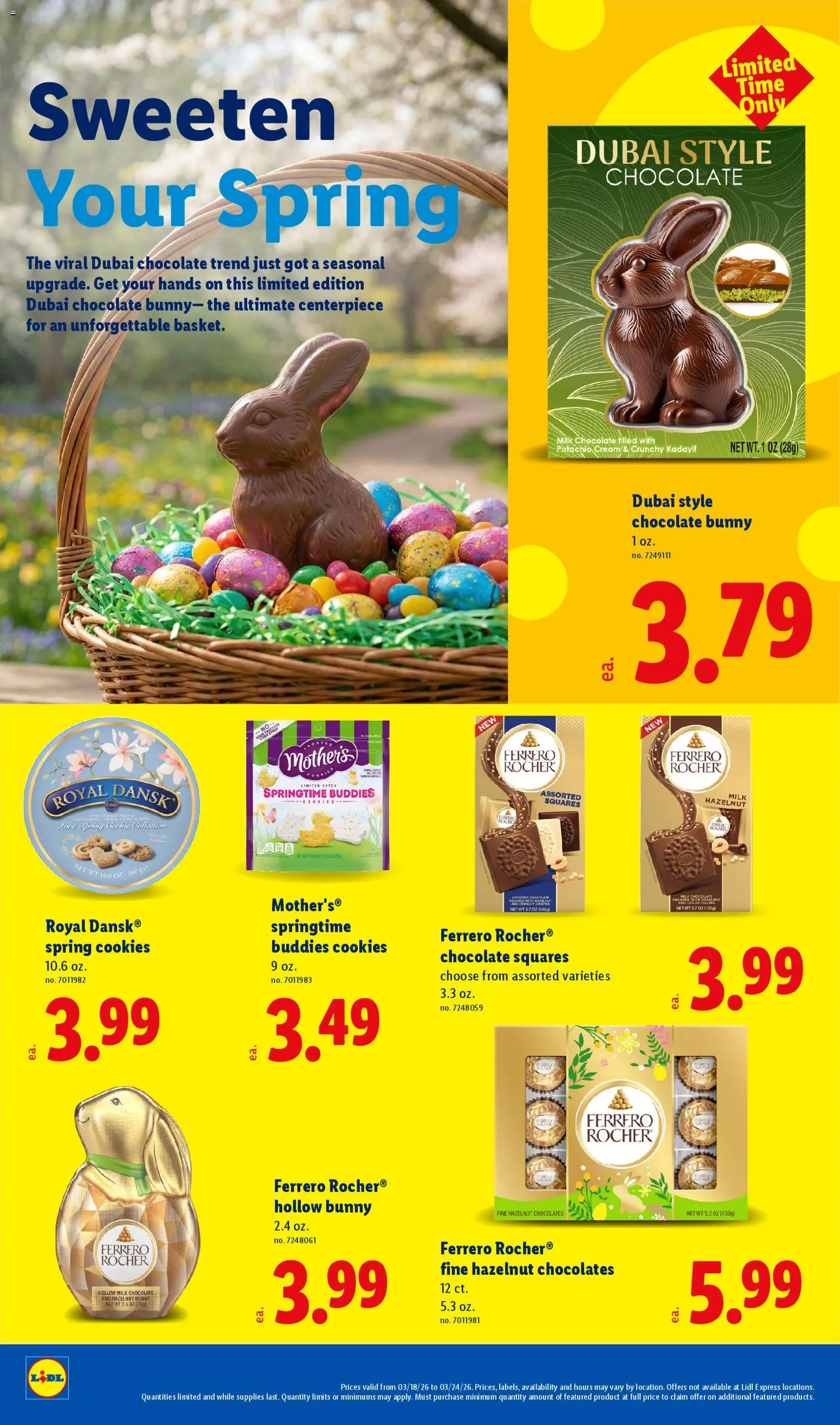 Lidl Weekly Ad - valid from 18.03.2026 | Page: 20 | Products: Milk, Chocolate, Cream, Cookies