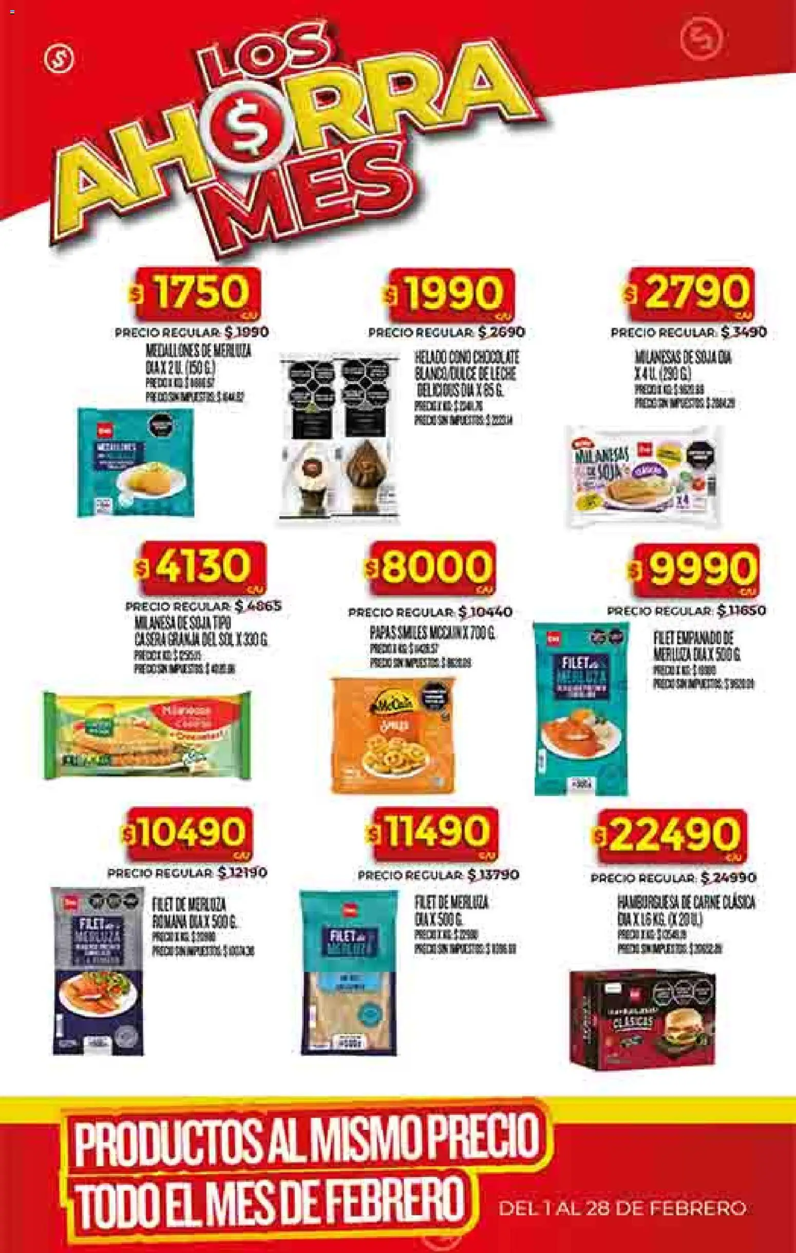 Dia - Ofertas - Salta y Jujuy │ válido desde el 11.02.2026 | Página: 26 | Productos: Helado, Milanesa, Leche, Chocolate