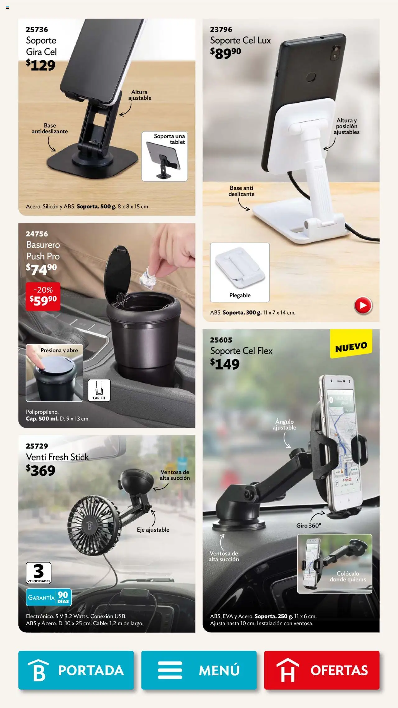 Nuevas ofertas de Betterware válidas en toda la República Mexicana desde el 01.09.2025. ¡Encuentra las mejores ofertas en Betterware - Campaña 9 2025! | Página: 114 | Productos: Usb, Tablet, Cable
