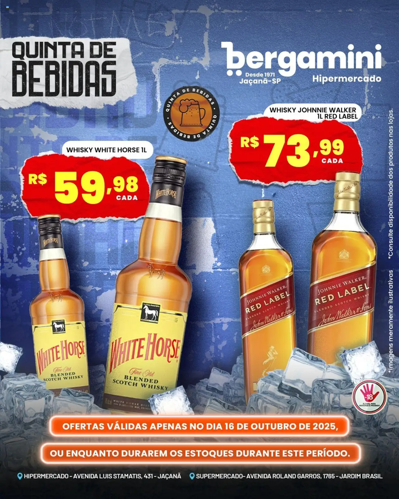 Supermercado Bergamini Folheto - válido de 16.10.2025 | Página: 5 | Produtos: Whisky