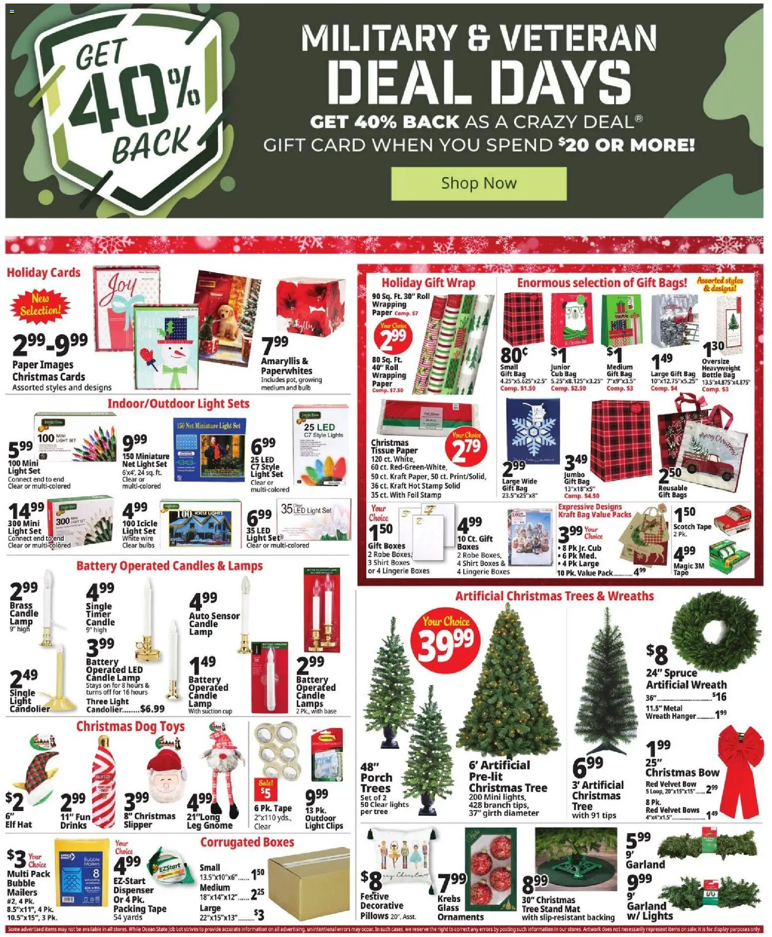 Ocean State Job Lot Weekly Ad - MA - valid from 06.11.2025 | Page: 2 | Products: Lamp, Sensor, Hat, Bag