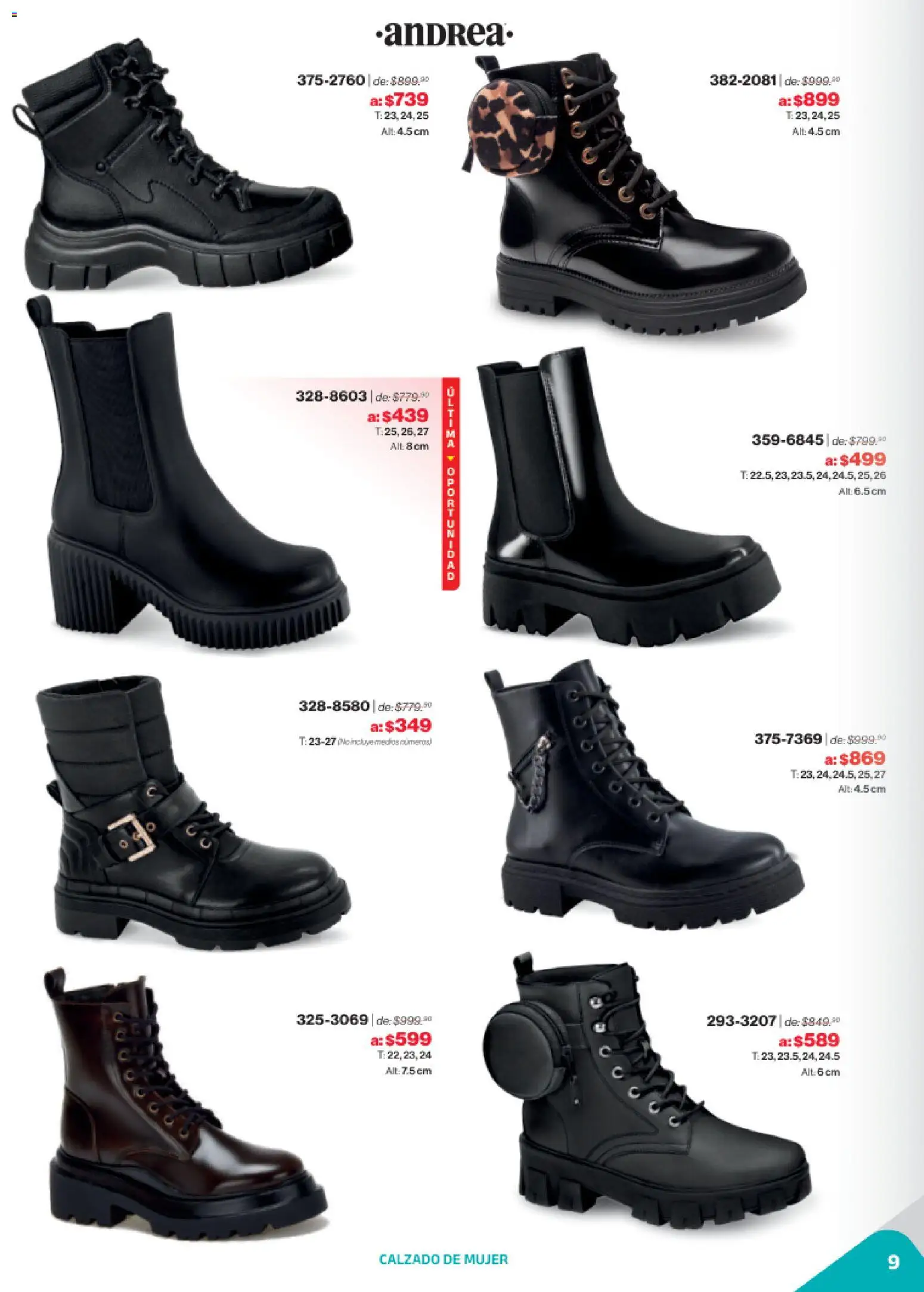 Nuevas ofertas de Andrea válidas en toda la República Mexicana desde el 02.11.2025. ¡Encuentra las mejores ofertas en Andrea catálogo Outlet! | Página: 9