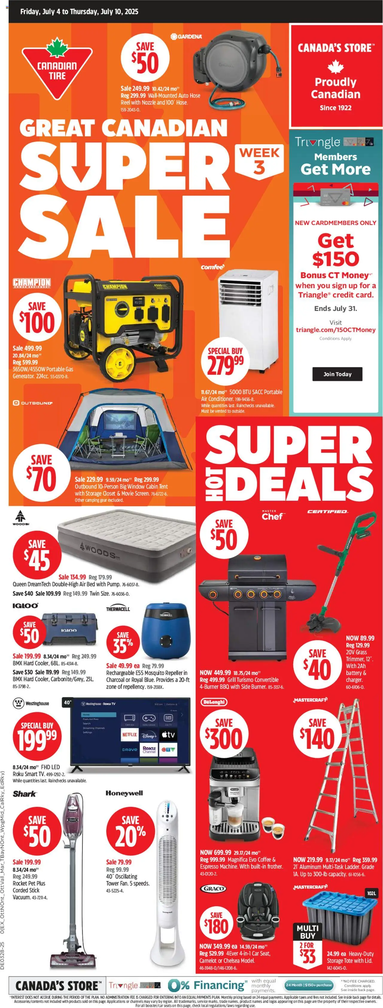 Canadian Tire flyer valid from 04.07.2025 | Page: 1