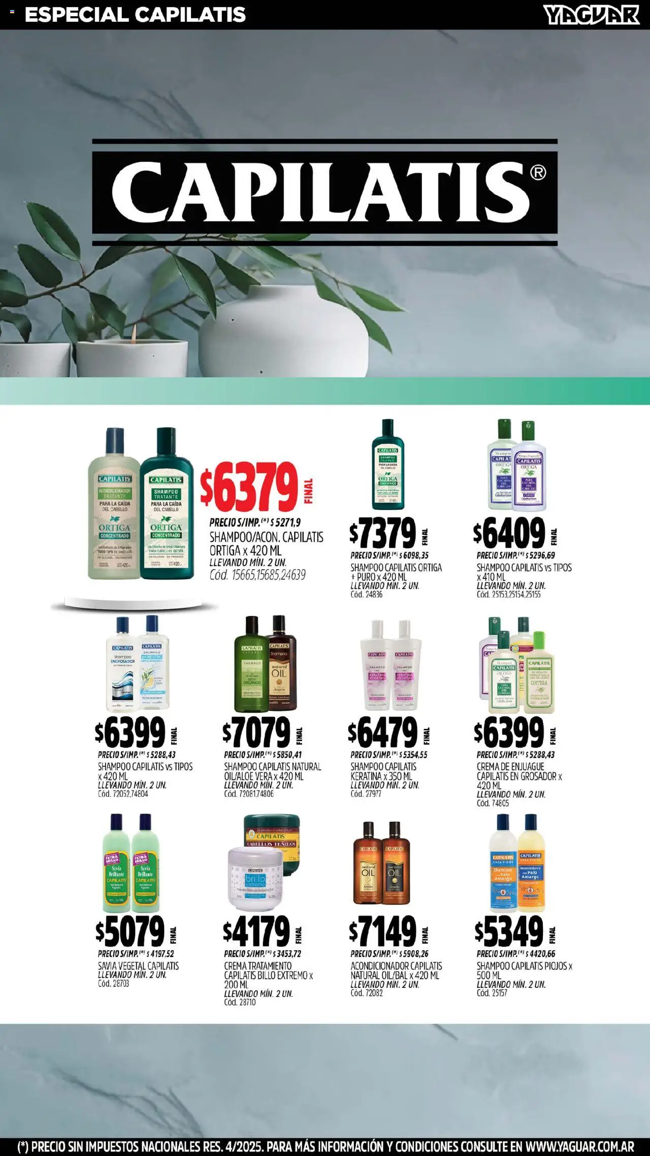 Yaguar - Salta │ válido desde el 15.09.2025 | Página: 20 | Productos: Acondicionador, Sal, Brillo, Pala