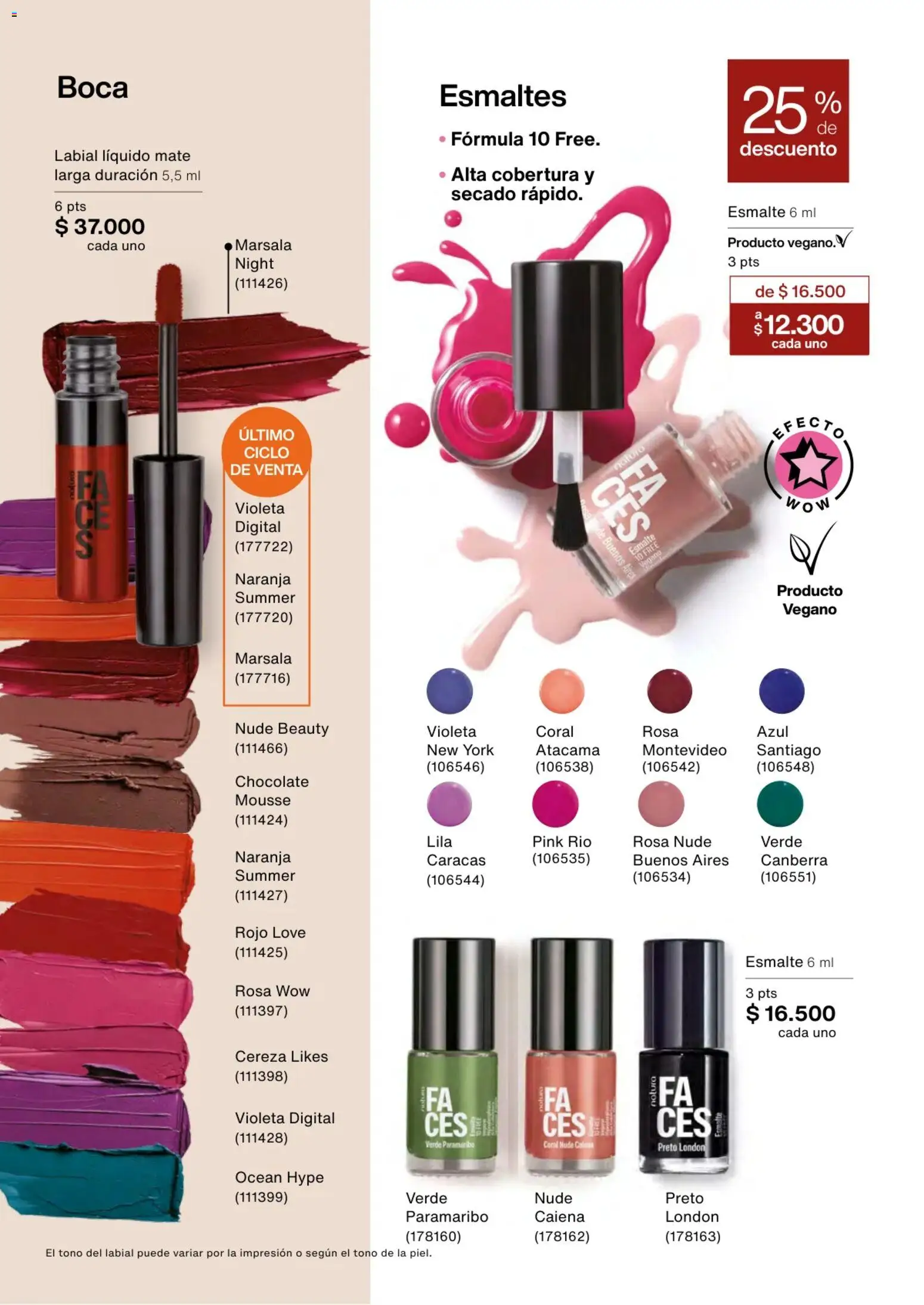 Natura revista - valida desde el 13.11.2025 | Página: 98 | Productos: Mousse, Chocolate