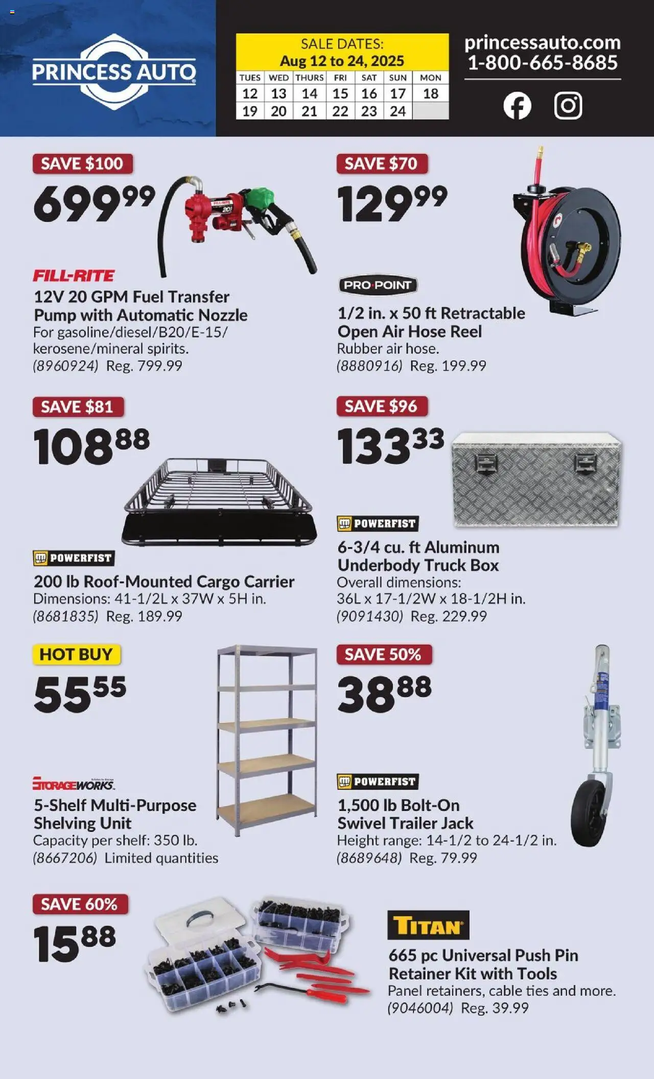 Princess Auto flyer valid from 12.08.2025 | Page: 2