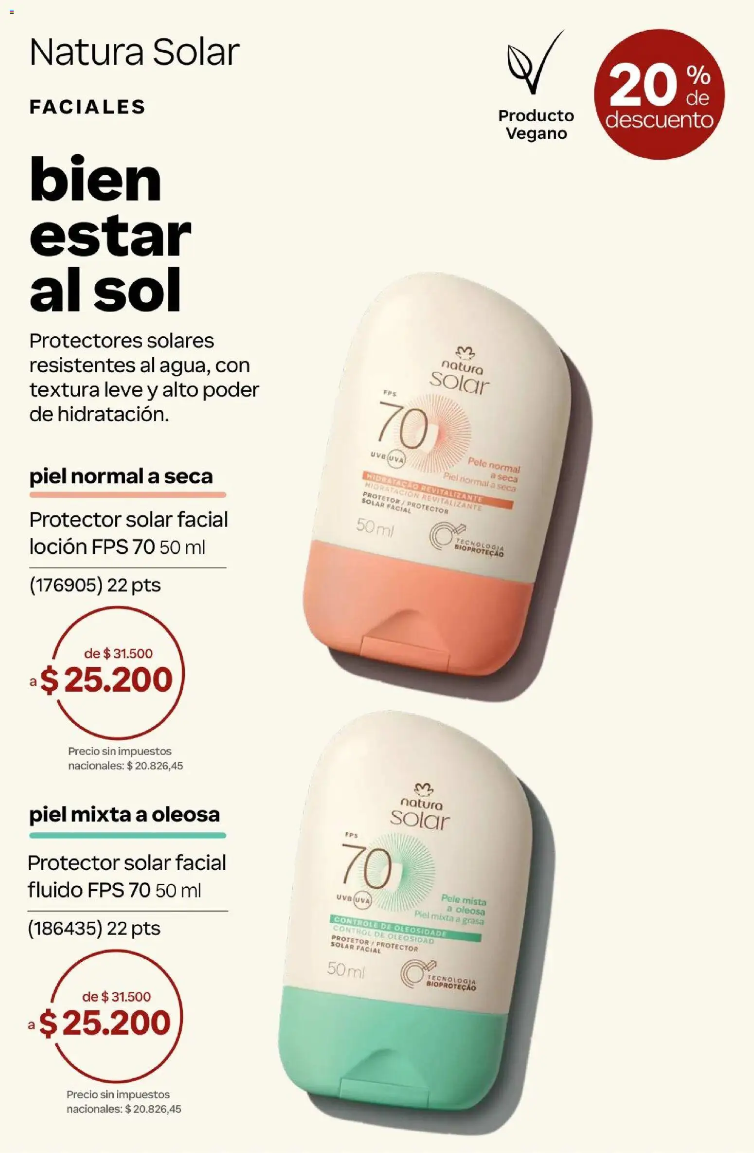 Natura Catálogo Ciclo 4/2026 │ válido desde el 01.04.2026 | Página: 236 | Productos: Protector solar, Loción, Uva