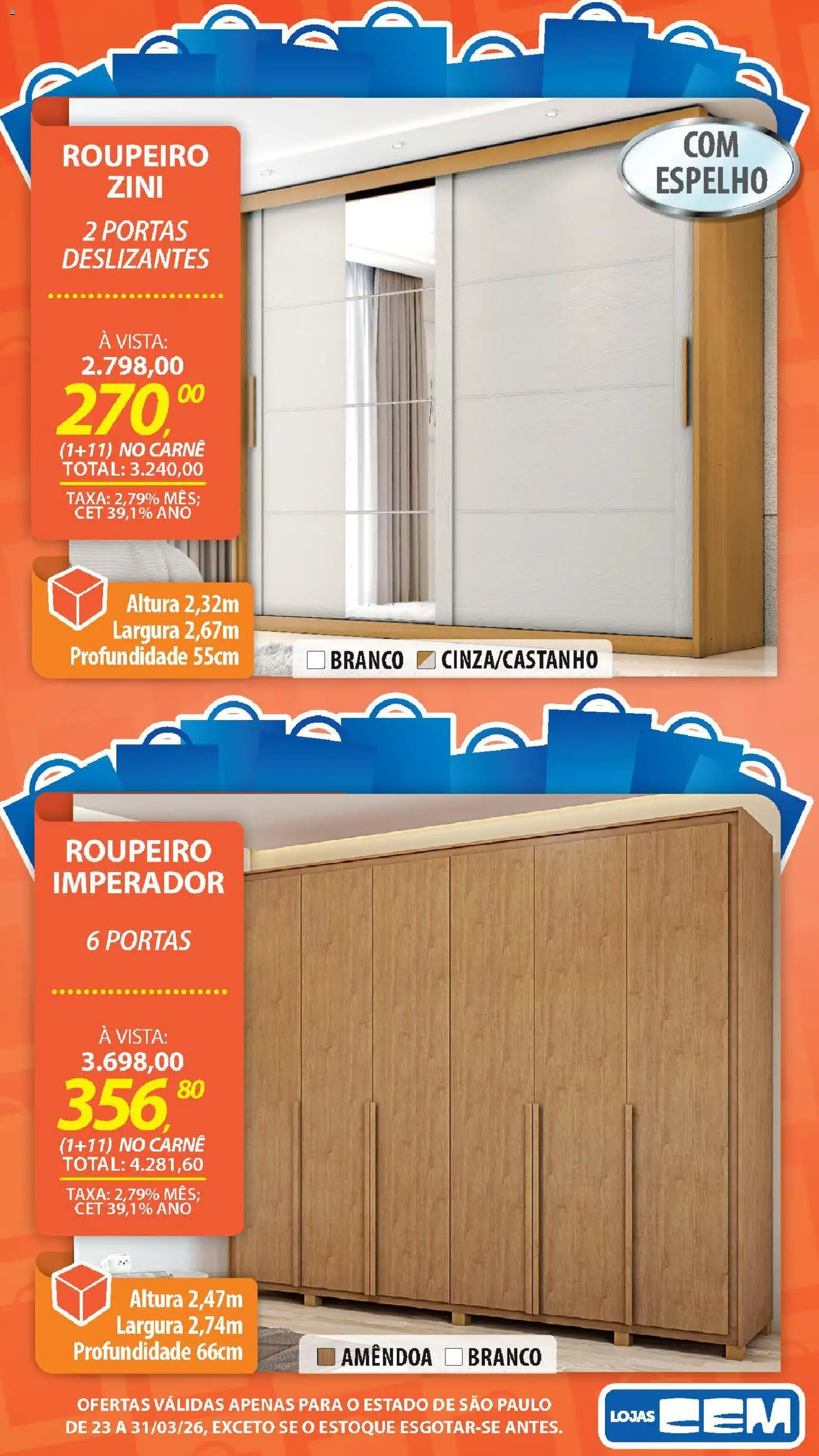 Lojas Cem Folheto - válido de 23.03.2026 | Página: 96