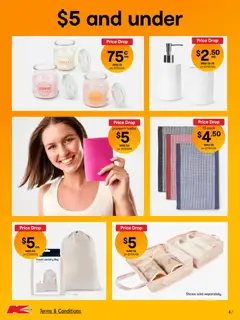 Preview of Kmart Catalogue  - valid from 05.02.2026 | Page: 4 | Products: Melon, Candle, Laundry, Bag