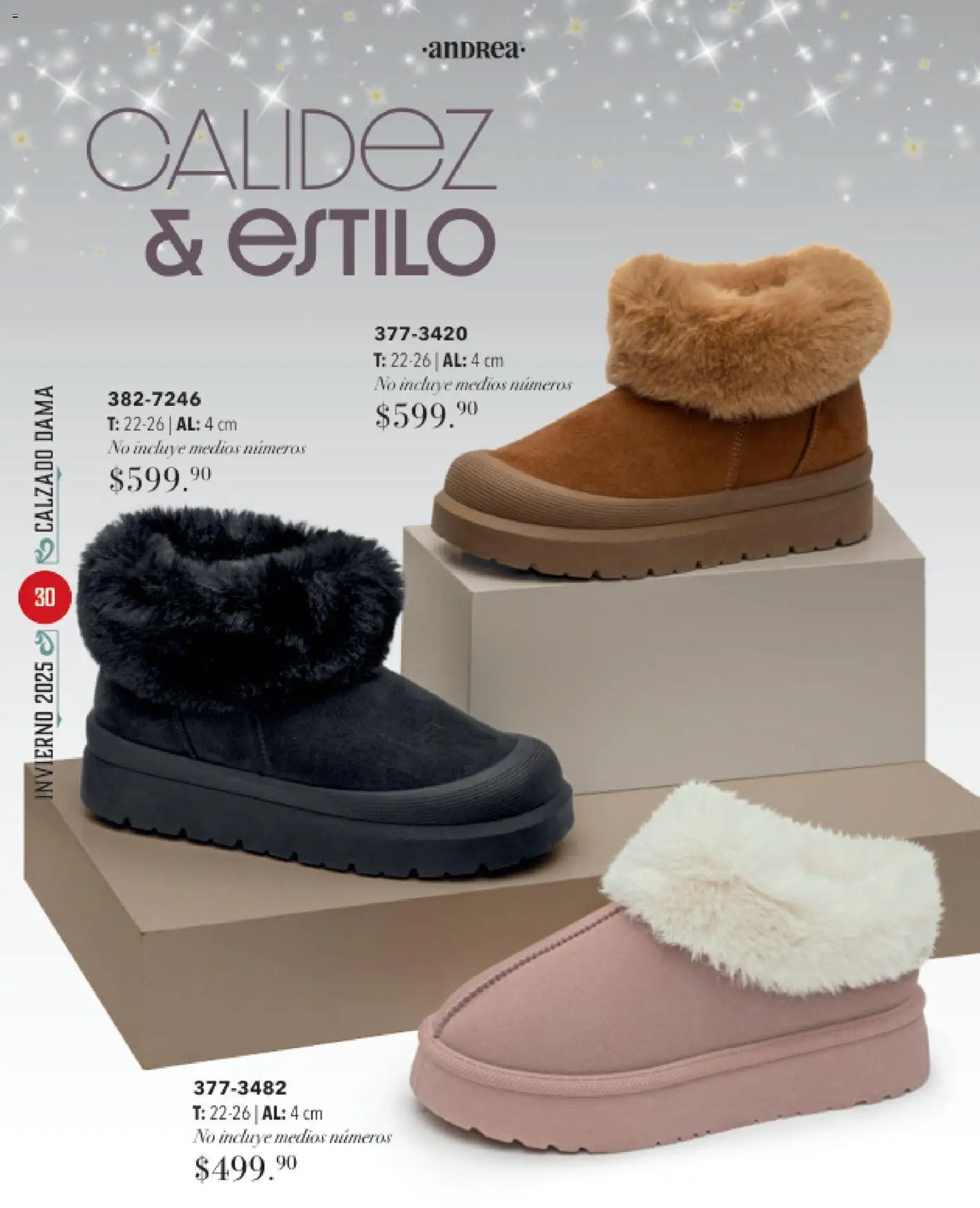 Nuevas ofertas de Andrea válidas en toda la República Mexicana desde el 26.11.2025. ¡Encuentra las mejores ofertas en Andrea catálogo Invierno! | Página: 30