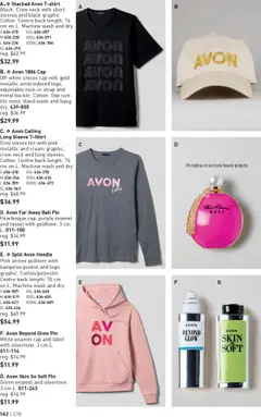 Avon flyer valid from 17.07.2025 | Page: 142 | Products: Cream, Cap, T-shirt, Hoodie