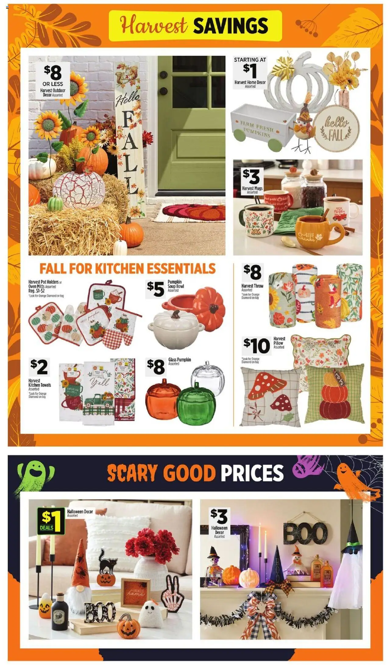 Dollar General Weekly Ad - valid from 24.08.2025 | Page: 13 | Products: Pillow, Pumpkin, Oven