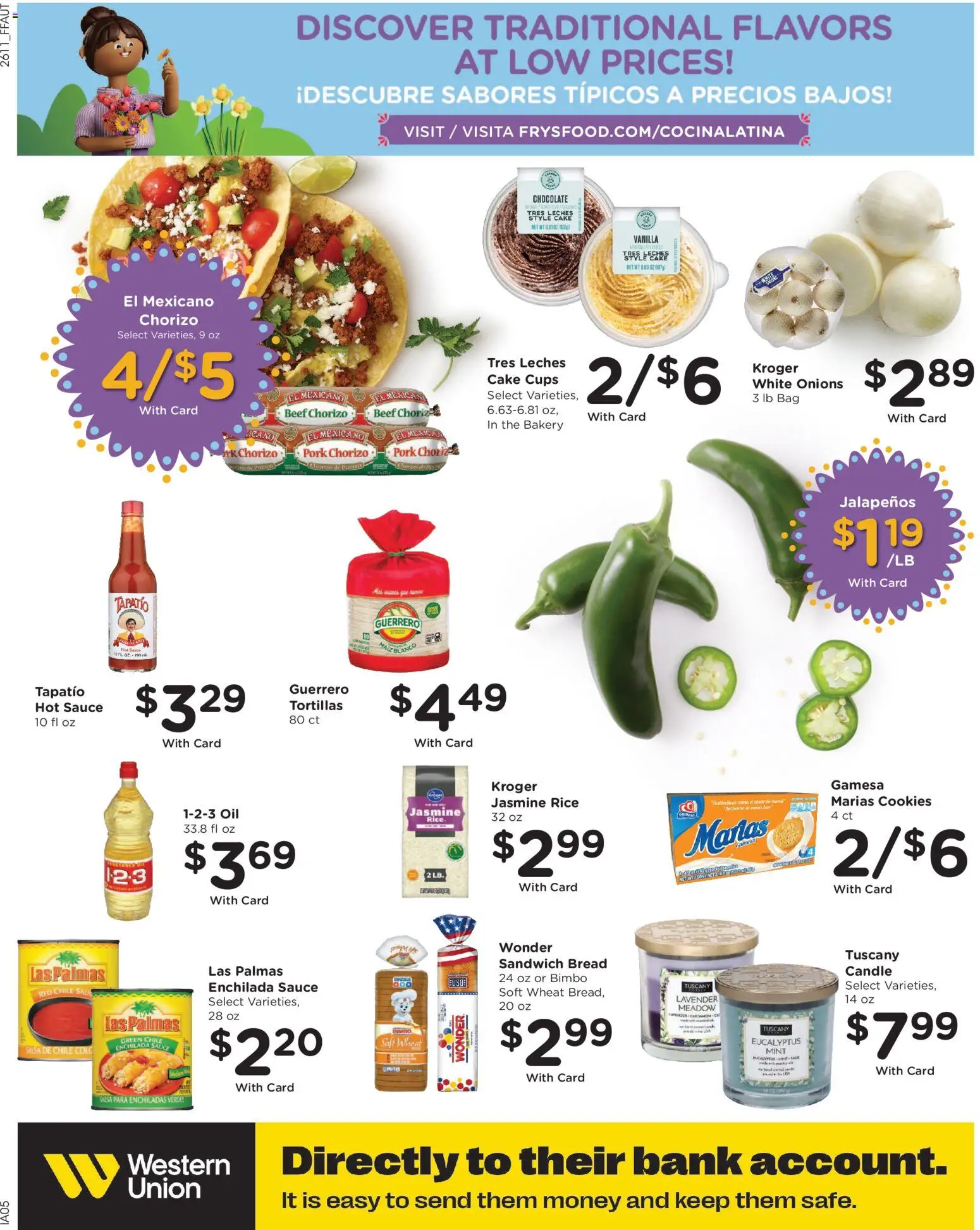 Fry's Food Weekly Ad - valid from 15.04.2026 | Page: 12 | Products: Bakery, Oil, Sauce, Bag