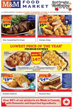 Preview of M&M Food Market weekly flyer / circulaire from shop M&M Food Market valid from 09.10.2025