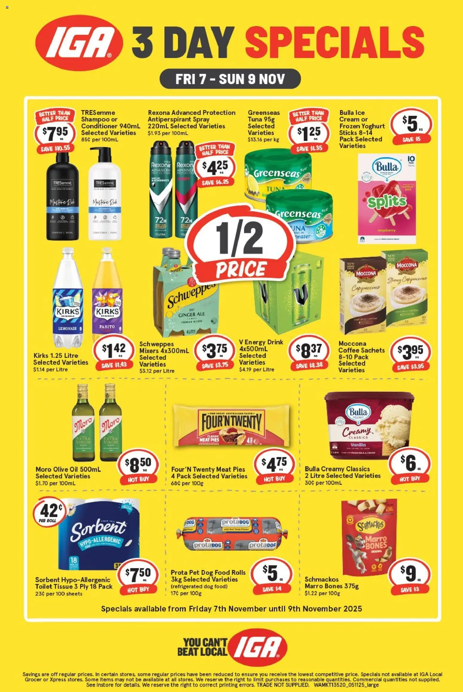 IGA catalogue - valid from 05.11.2025 | Page: 36 | Products: Toilet, Coffee, Meat, Olive oil
