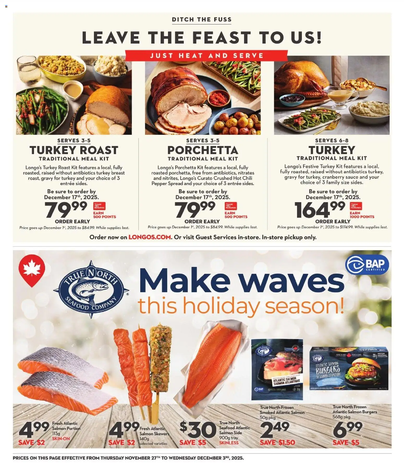 Longo's flyer valid from 27.11.2025 | Page: 19 | Products: Turkey