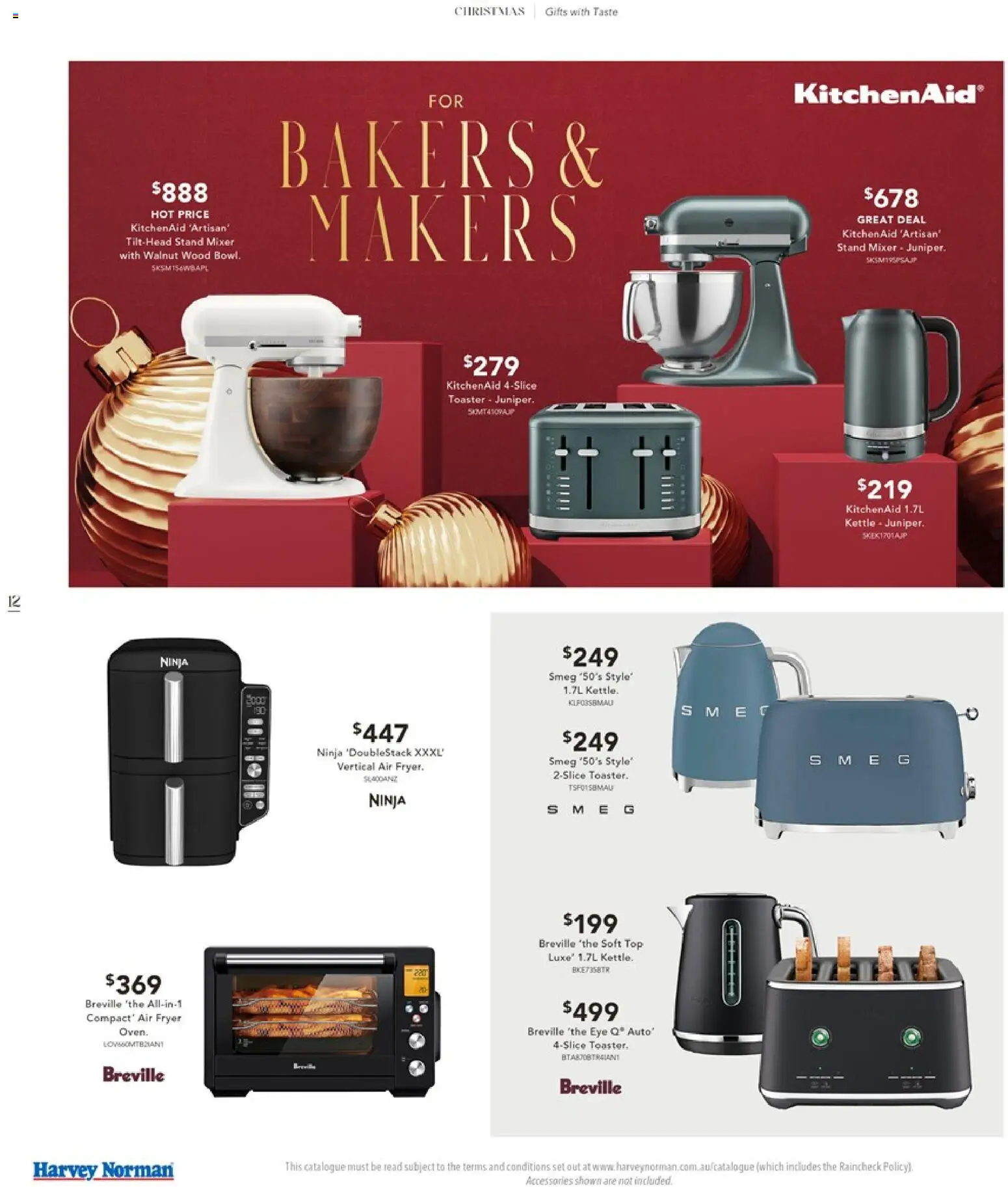 Harvey Norman catalogue - valid from 05.12.2025 | Page: 12 | Products: Wood, Accessories, Kettle, Mixer