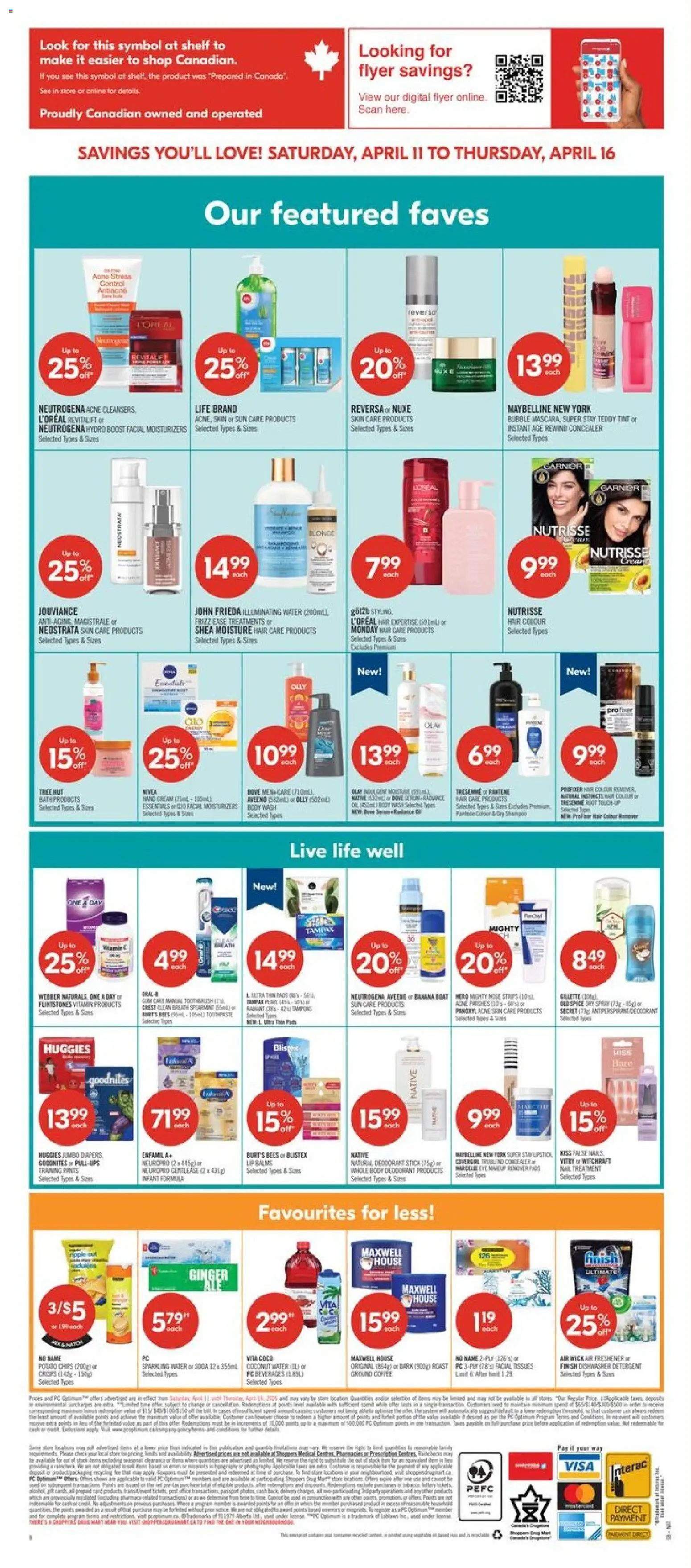 Shoppers flyer valid from 10.04.2026 | Page: 19 | Products: Concealer, Detergent, Coffee, Pants