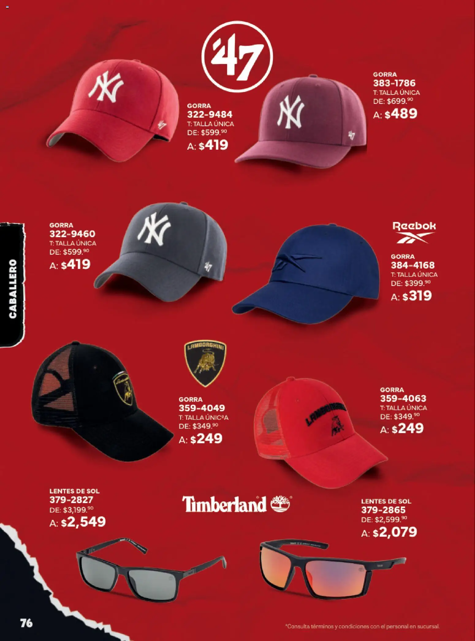 Nuevas ofertas de Andrea válidas en toda la República Mexicana desde el 02.11.2025. ¡Encuentra las mejores ofertas en Andrea Buen Fin ! | Página: 76 | Productos: Gorra, Lentes, Lentes de sol