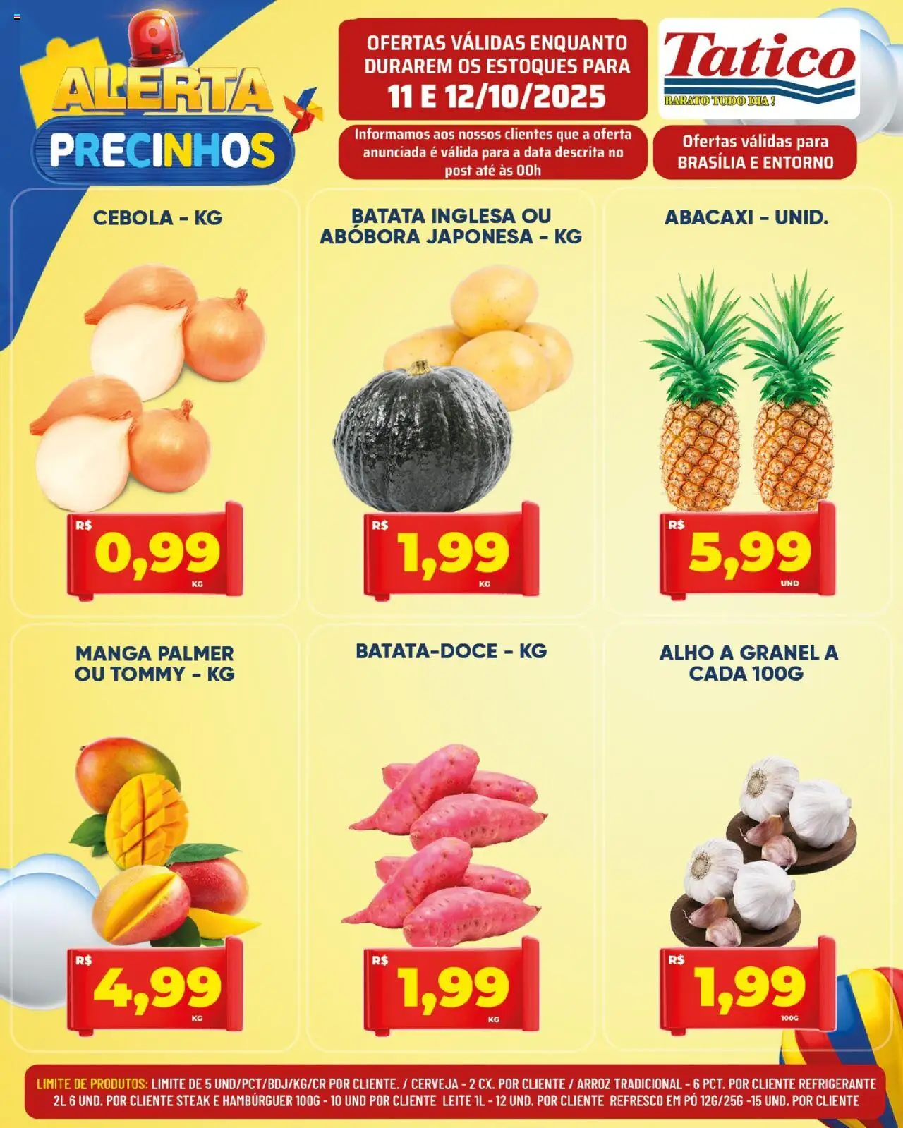 Tatico Folheto - válido de 13.10.2025 | Página: 22 | Produtos: Cebola, Pó, Arroz, Batata