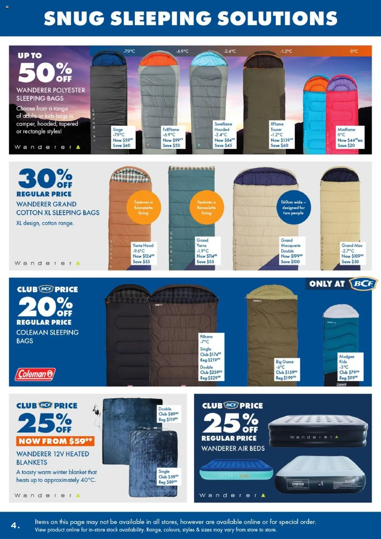 BCF catalogue - valid from 30.06.2025 | Page: 4 | Products: Game, Blanket