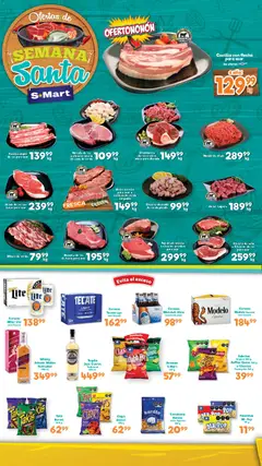 Vista previa de S-Mart folleto Ofertas de feria Nuevo Laredo , nuevo folleto de la tienda, válido en México a partir del 04.04.2026