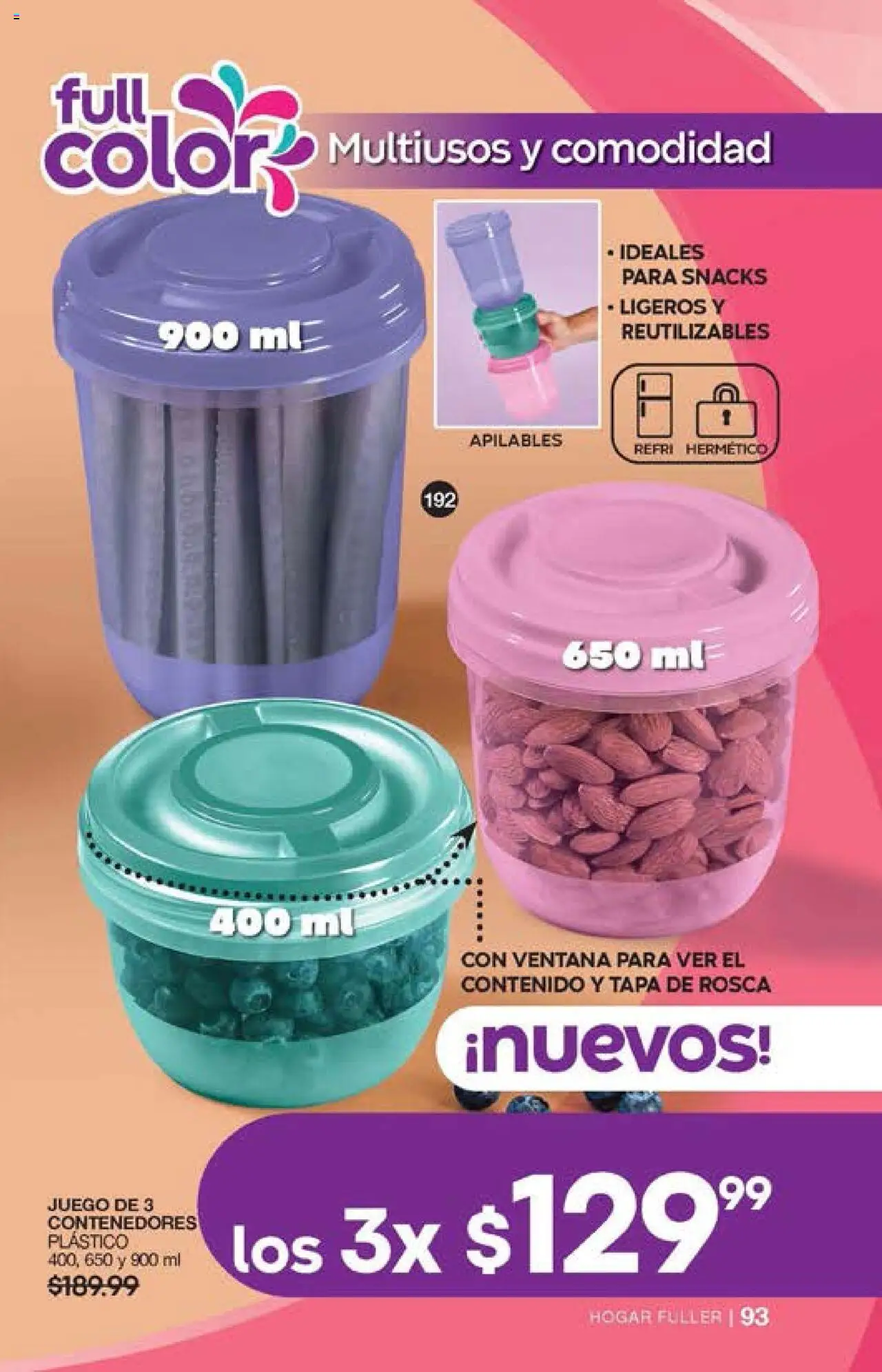 Nuevas ofertas de Fuller válidas en toda la República Mexicana desde el 15.10.2025. ¡Encuentra las mejores ofertas en Fuller - Campaña 14 2025! | Página: 93 | Productos: Juego
