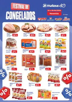 Mateus ofertas Festival de Congelados - Pré-Visualização do folheto da loja Mateus, válido de 24.04.2026