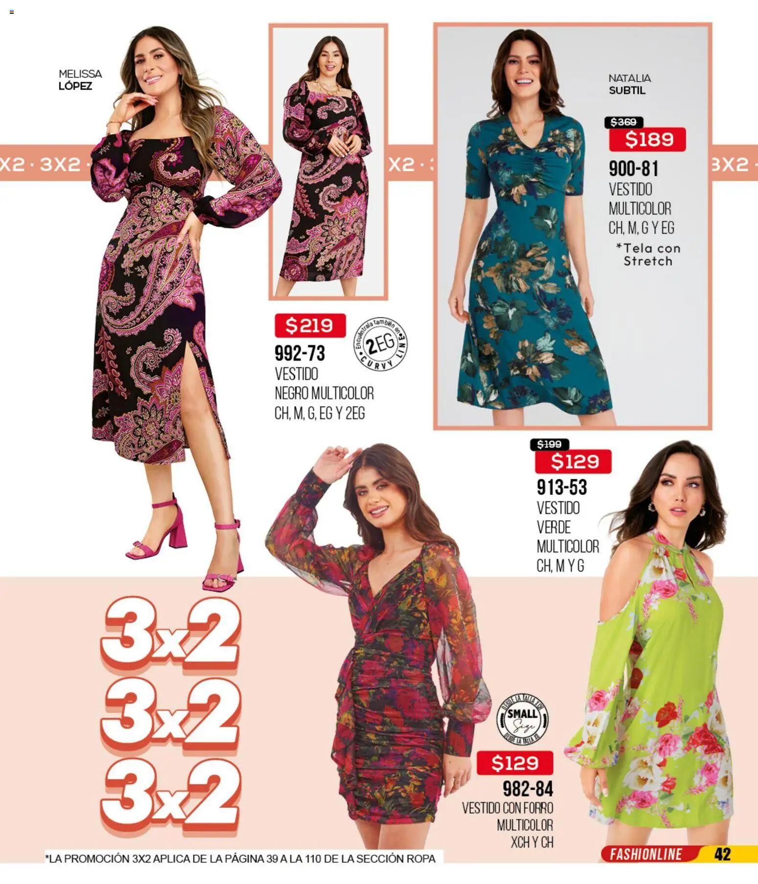 Nuevas ofertas de Cklass válidas en toda la República Mexicana desde el 14.04.2026. ¡Encuentra las mejores ofertas en Cklass catálogo 3X2 Digital Ropa! | Página: 43 | Productos: Vestido