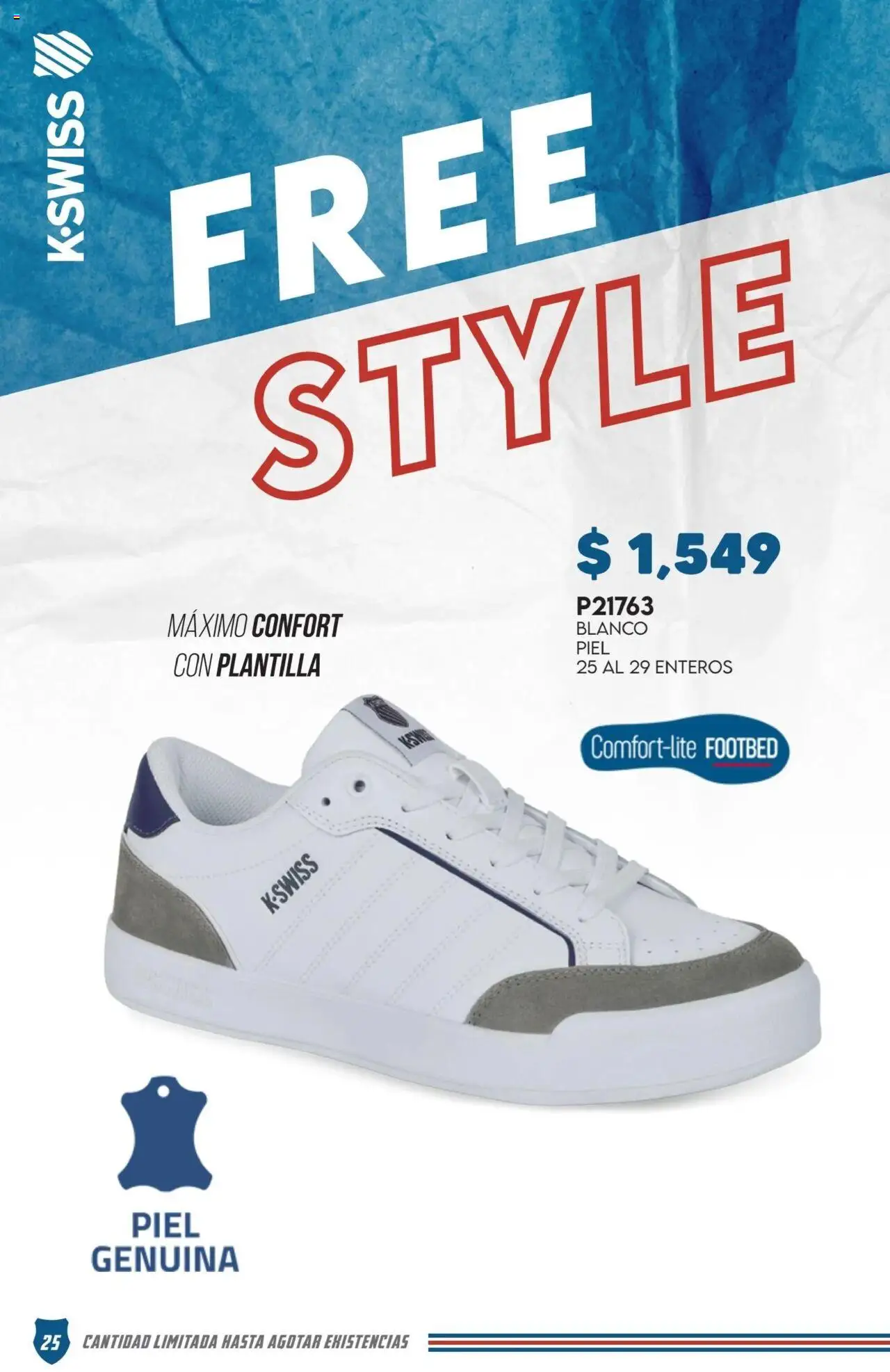 Nuevas ofertas de Cklass válidas en toda la República Mexicana desde el 29.09.2025. ¡Encuentra las mejores ofertas en Cklass - Catálogo Especial K-Swiss! | Página: 26
